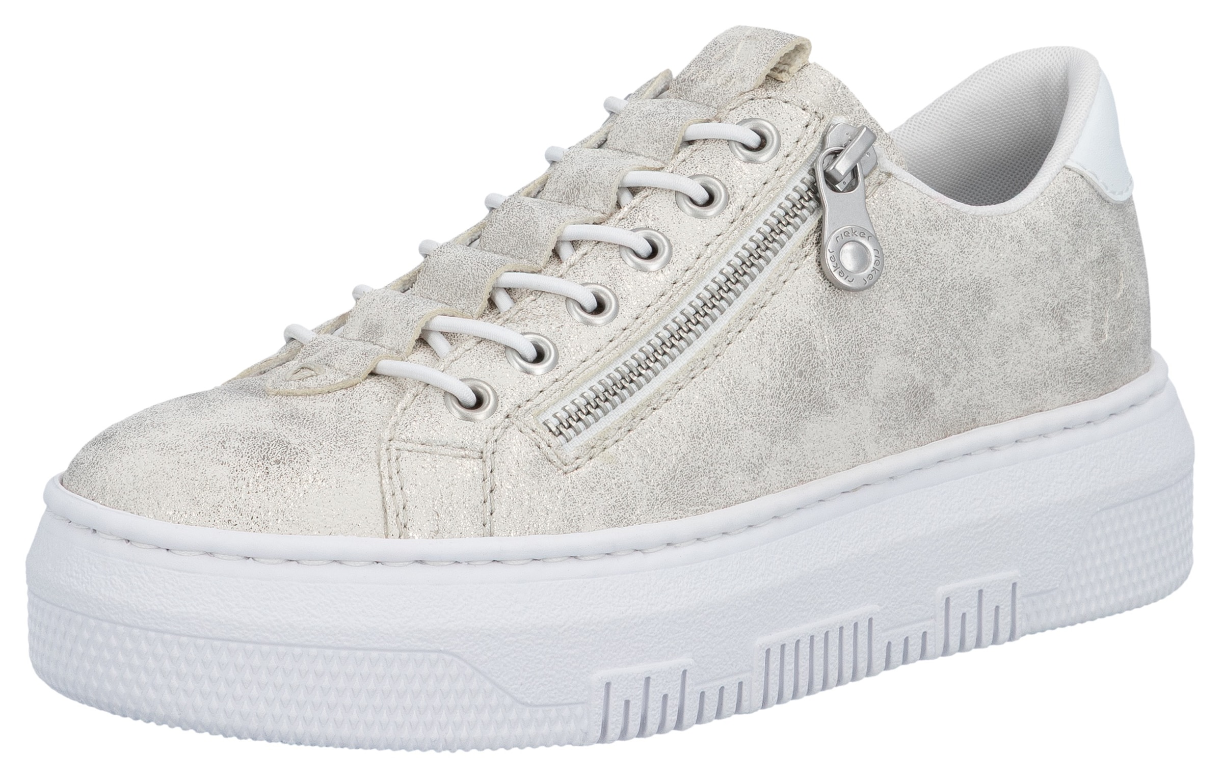 Image of Rieker Plateausneaker Sneaker, Slip-On Sneaker, Slipper mit Schaftrandpolster
