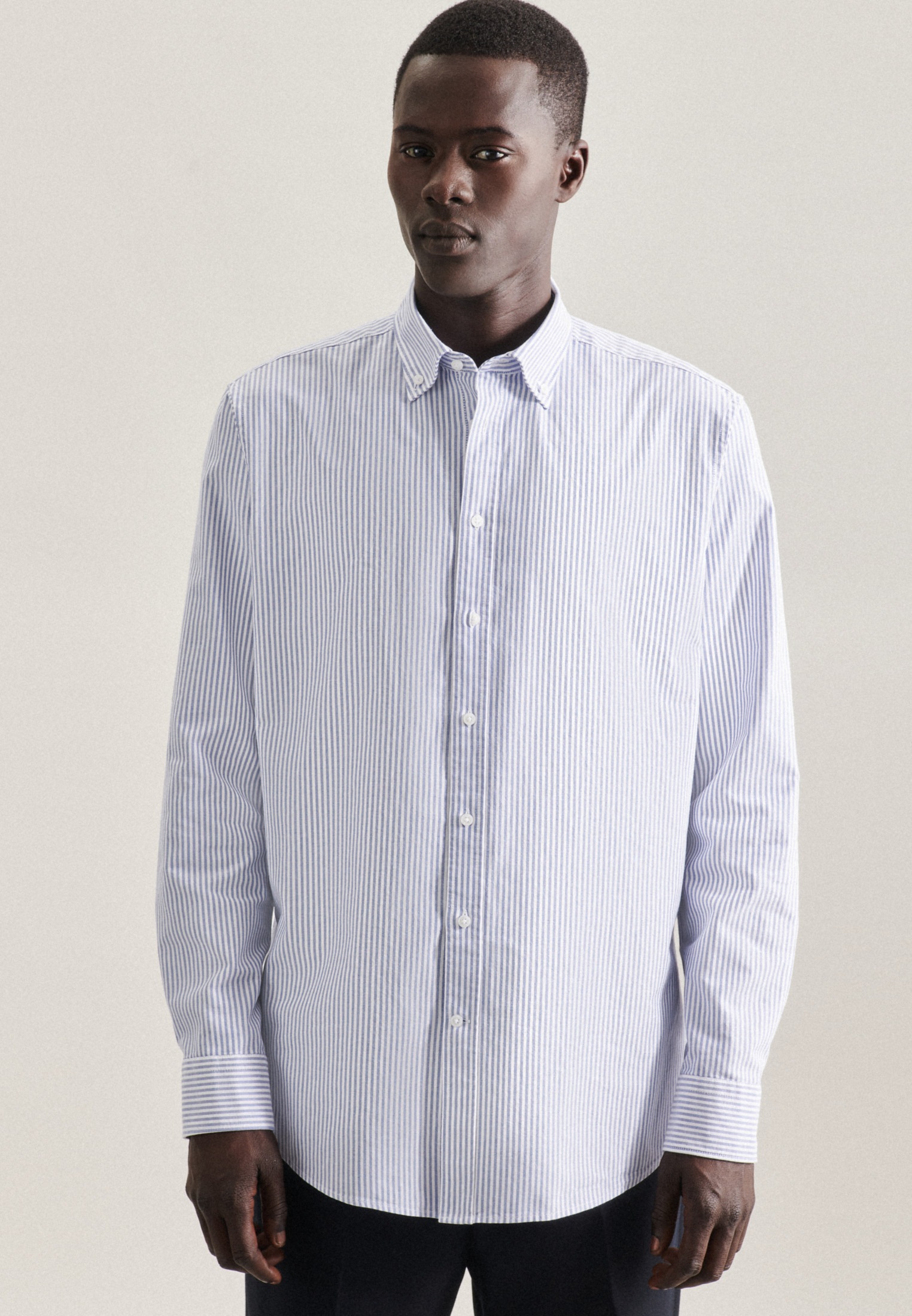 Image of seidensticker Businesshemd »Regular«, Regular Langarm Button-Down-Kragen Streifen bei Ackermann Versand Schweiz