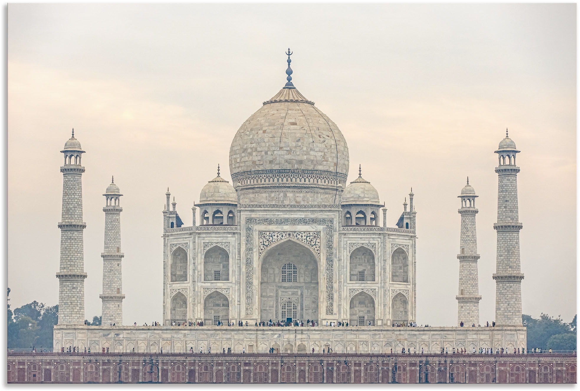 Image of Artland Alu-Dibond-Druck "Taj Mahal" Gebäude 1 Stk. tlg. für Innen- und Aussenbereich geeignet, Outdoorbild