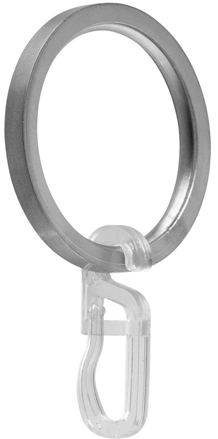 Image of GARESA Gardinenring "Flachring mit Haken" für Durchmesser bis 20mm, einfache Montage