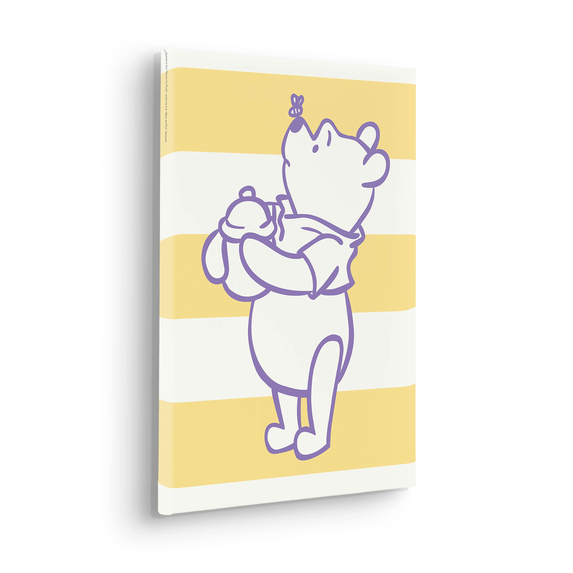Image of Komar Leinwandbild "Winnie the Pooh Sweet Tooth - Grösse 30 x 40 cm" Natur 1 Stk. tlg. Keilrahmenbild mi Echtholzrahmen