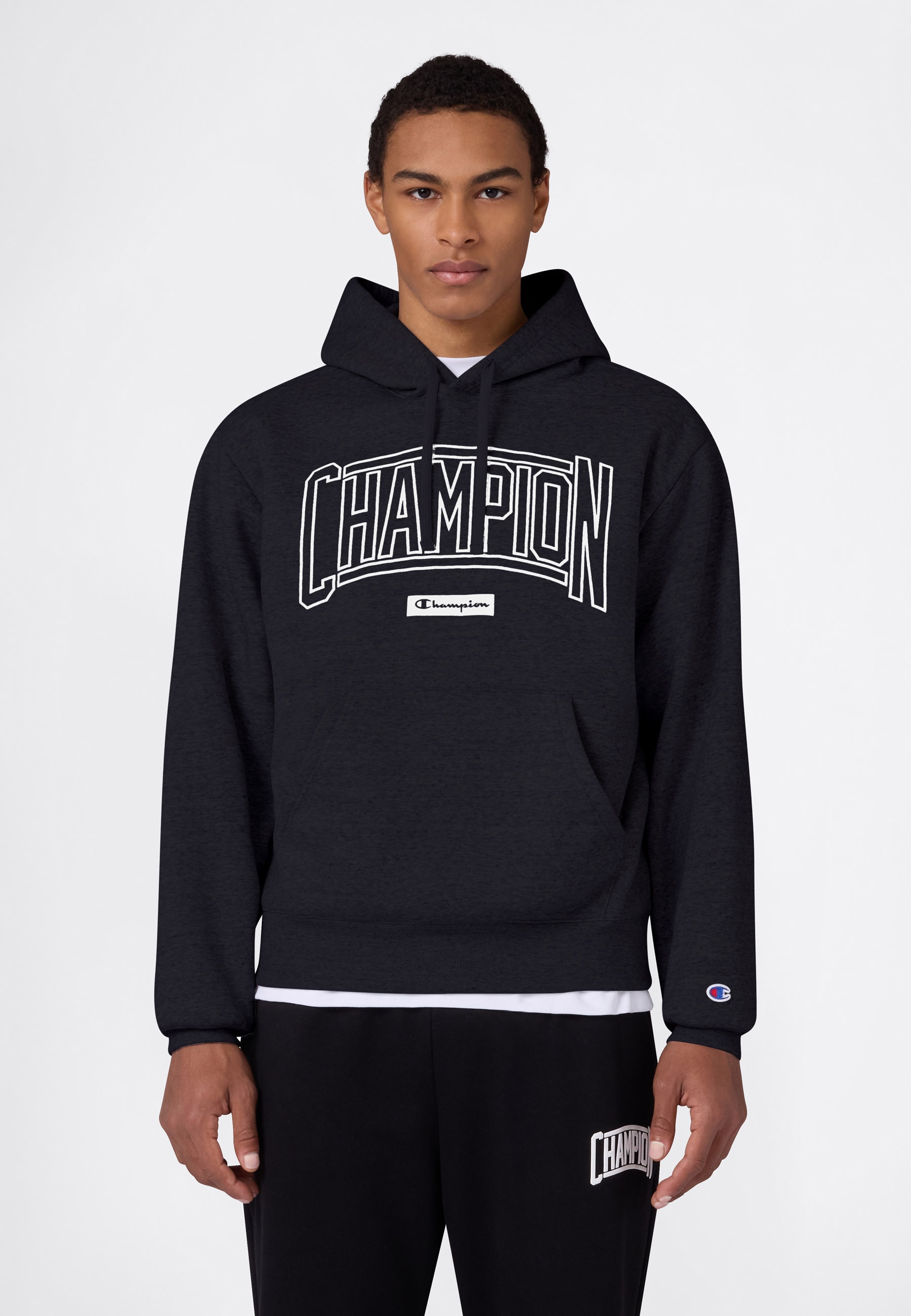 Image of Champion Kapuzensweatshirt "COLLEGE Relax Fit Fleece Hoodie", mit Kordelverschluss, sportlicher Stil, Rundhalsausschnitt