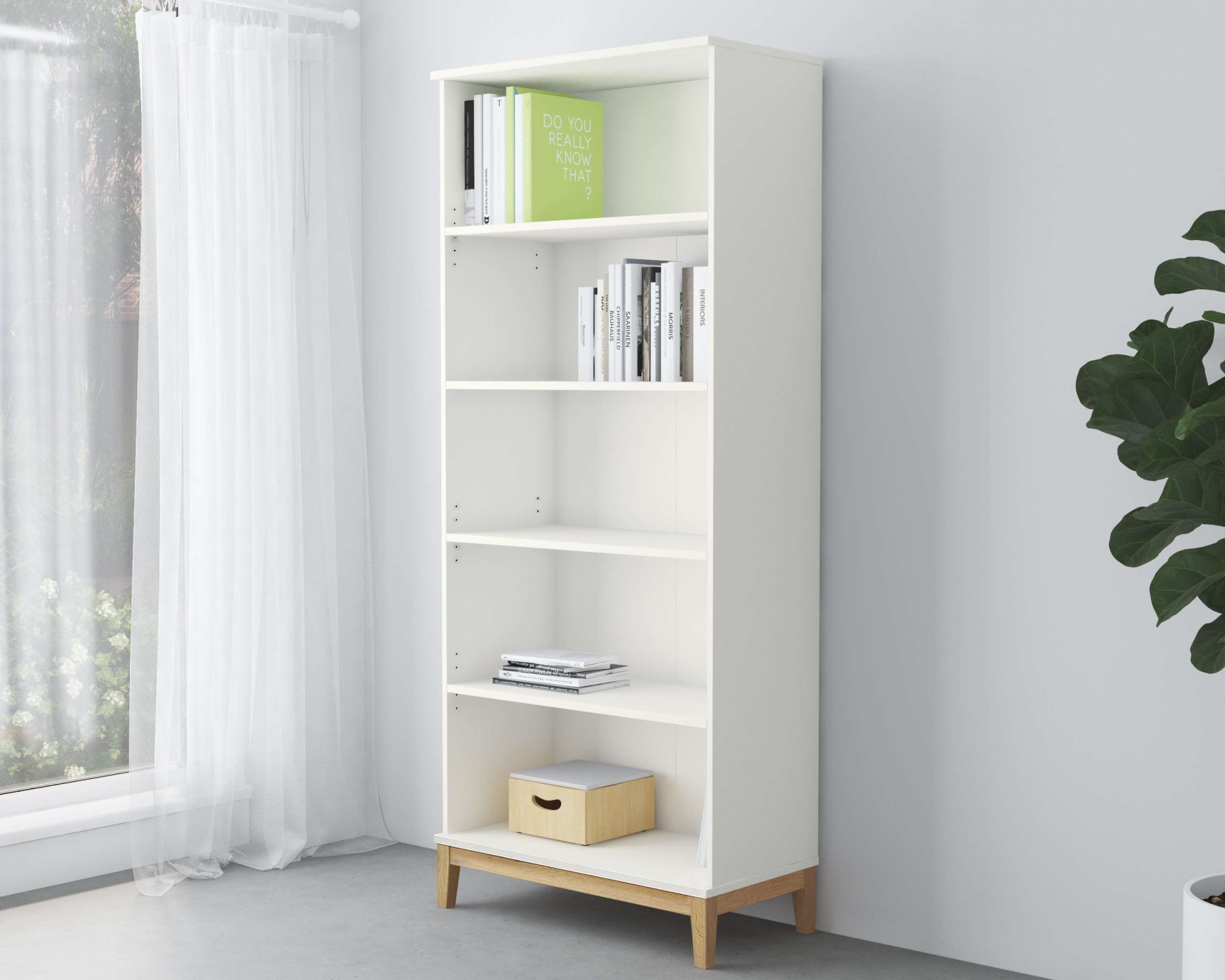 andas Étagère à livres »Maryd« mit Untergestell in Holzoptik