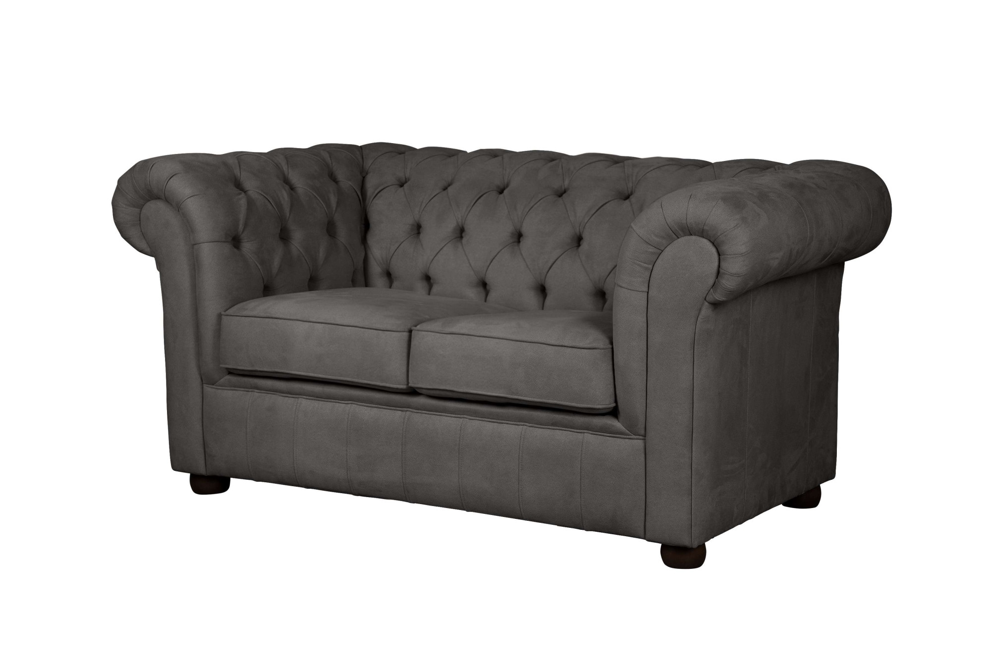 Home affaire 2-Sitzer »CHARENTE, Chesterfield-Sofa, Wellenfederung, Masse: B/T/H: 147/89/74 cm«, mit edler Knopfheftung und typischen Armlehnen