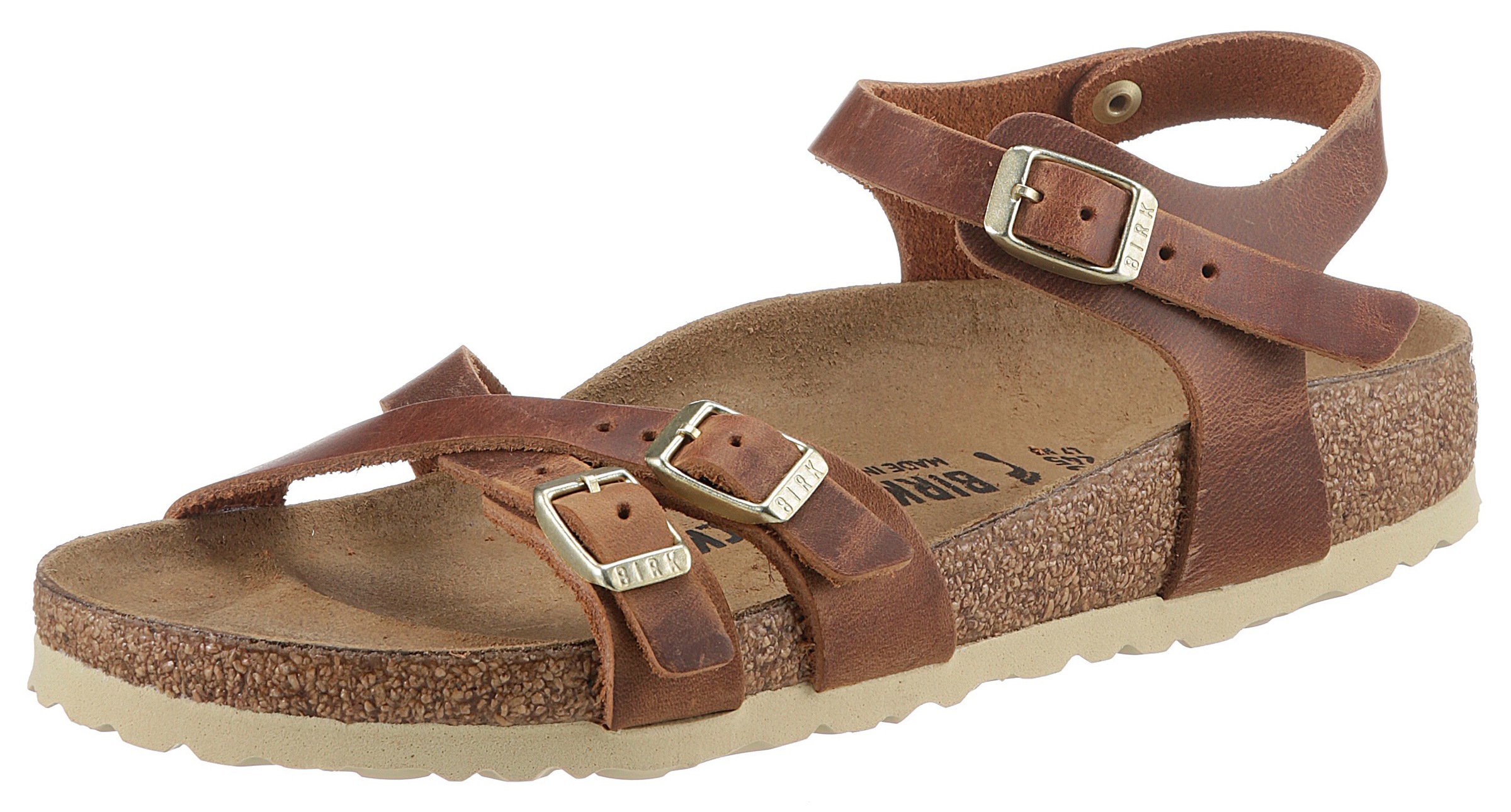 Image of Birkenstock Riemchensandale »Kumba«, aus Leder, schmale Schuhweite bei Ackermann Versand Schweiz