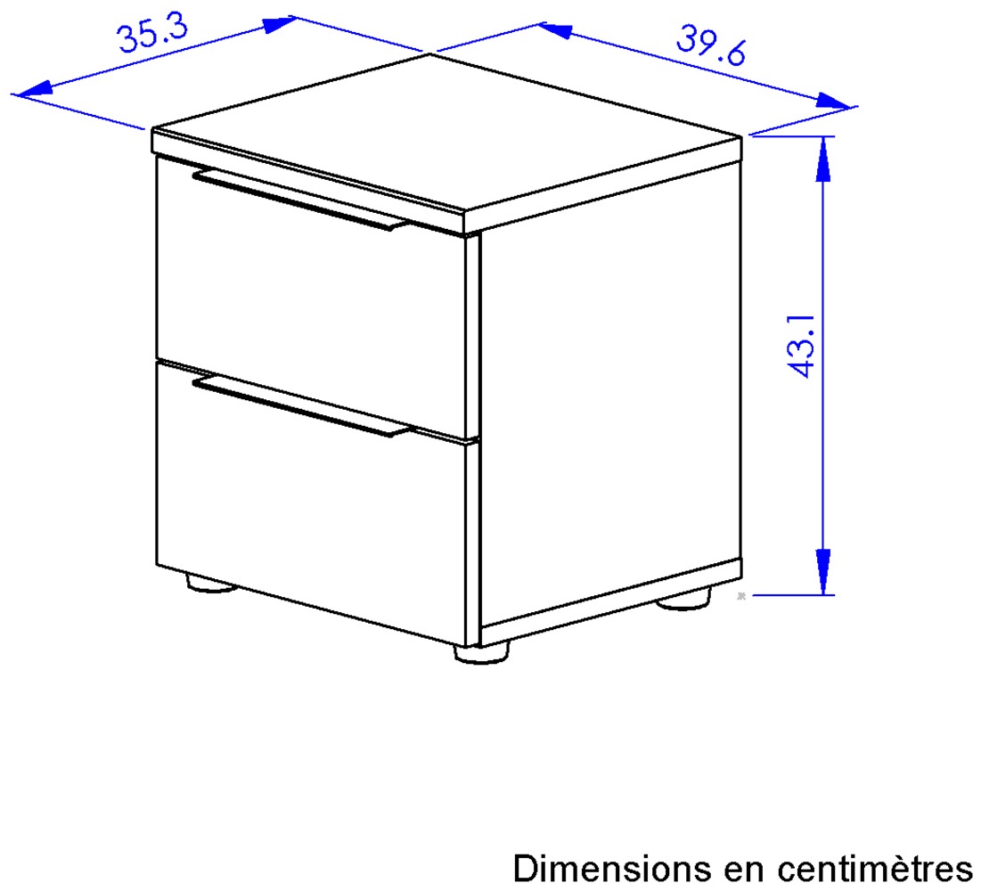 Gami Schlafzimmer-Set Vollständiges Zimmer mit funktionalen und praktischen Ablagen!