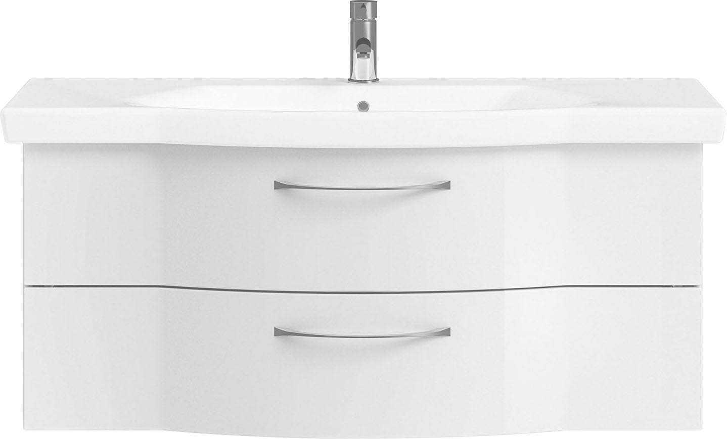 Image of Saphir Badmöbel-Set "6005 Sprint Keramik-Waschtisch mit Unterschrank, 122 cm breit" 1 Stk. tlg.