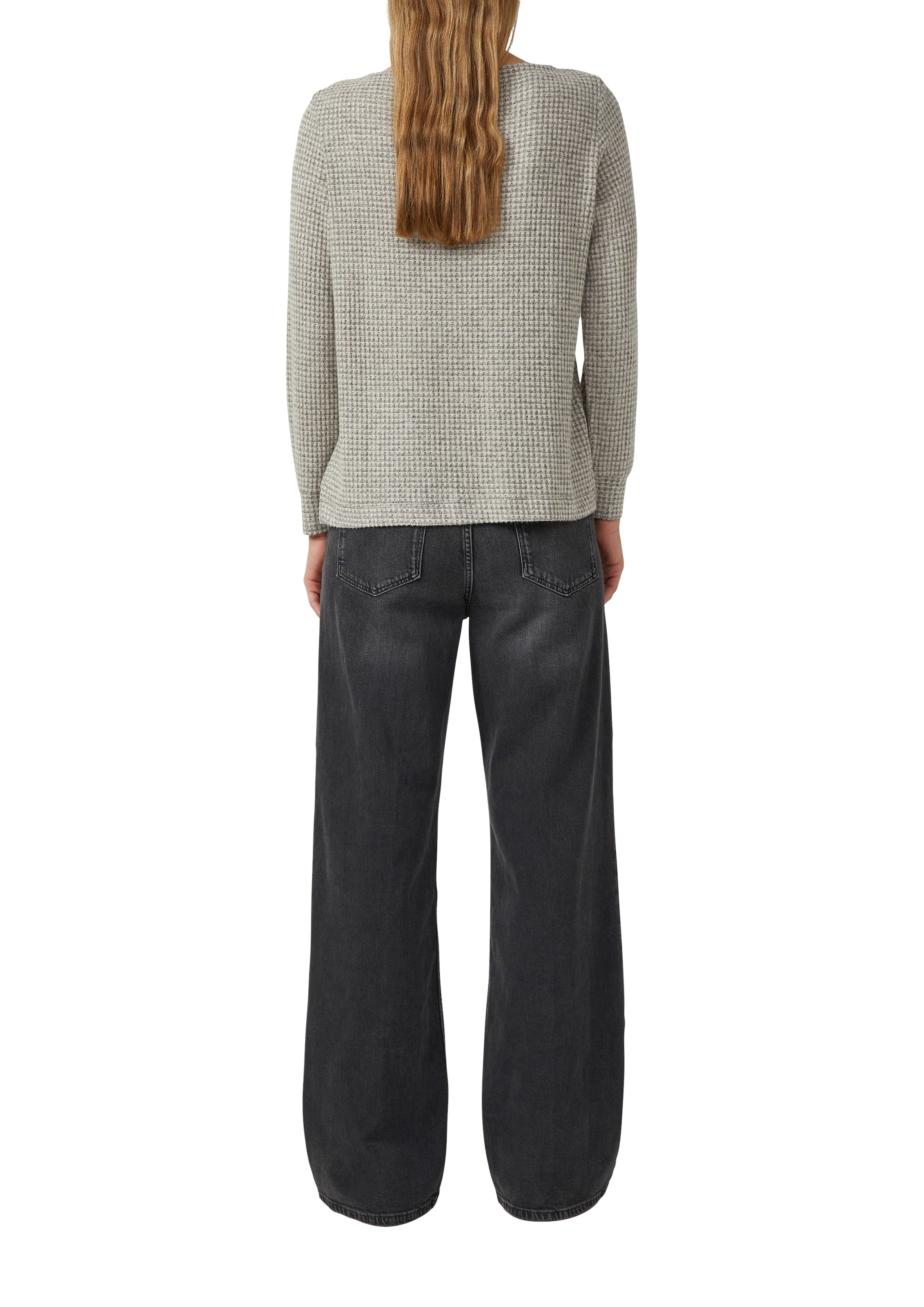 s.Oliver T-shirt à manches longues mit Stretchanteil