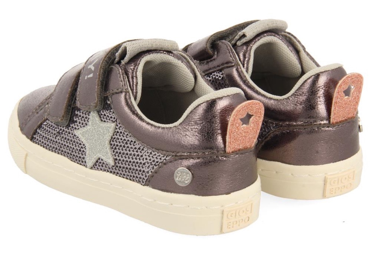 Gioseppo Sneaker »ALSLEV«, Plateausneaker, Klettschuh, Halbschuh mit Glitzer