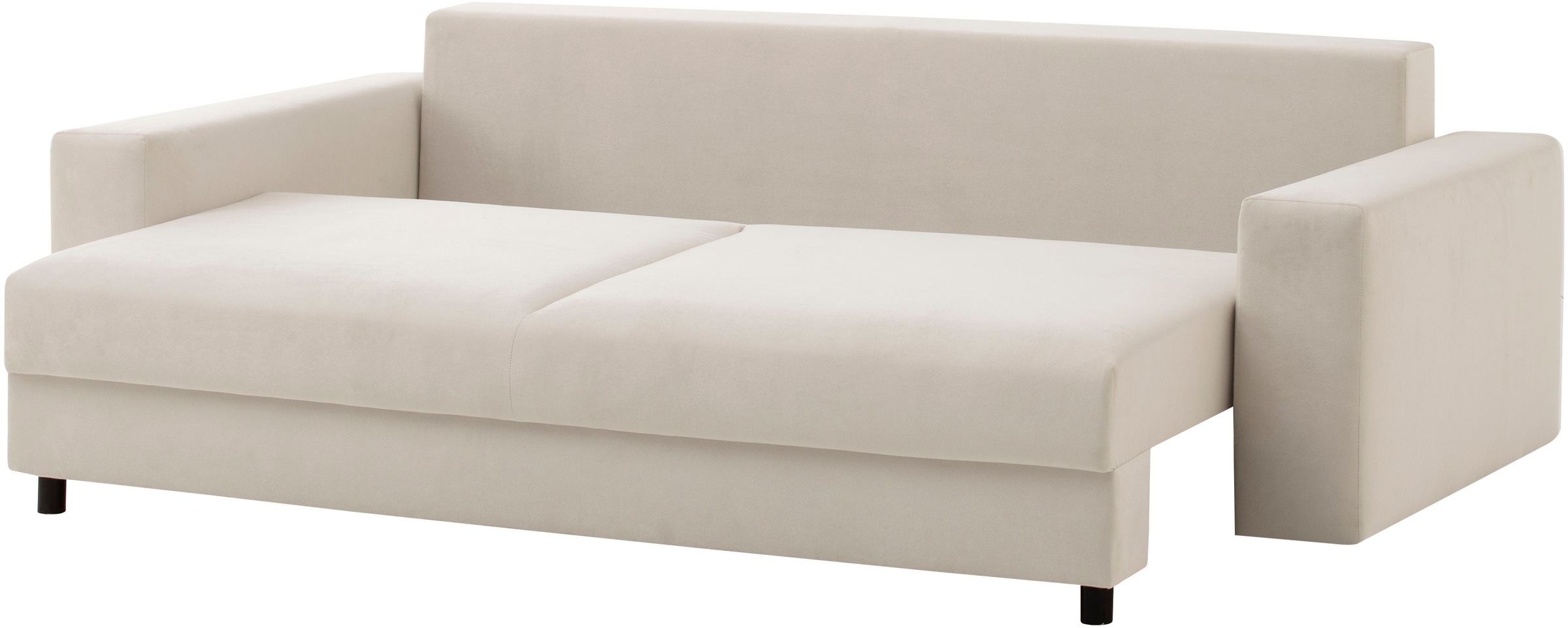 LeGer Home by Lena Gercke Schlafsofa »Imoga, Polster mit Schlaffunktion, 3-Sitzer Sofa, Couch mit Bettkasten«, in modernen Farben und Stoffen, Bettfunktion, Liegefläche: 200x150 cm