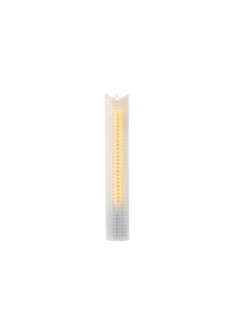 Adventskerze »LED-Kerze Advent Calendar, Weiss«