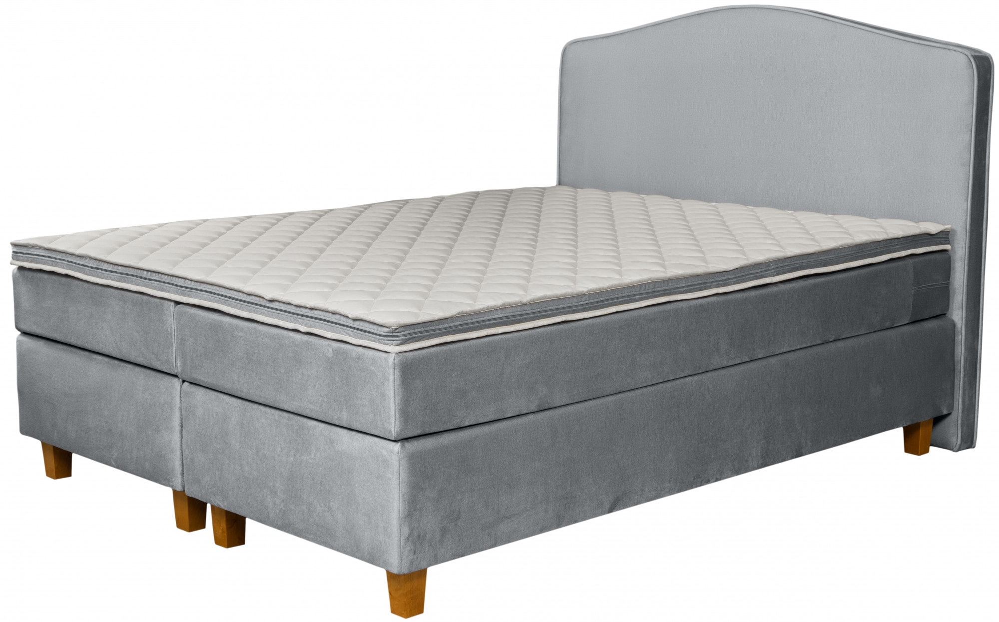 INOSIGN Boxspringbett »Jalma«, Füsse aus massiver Birke ; Inkl. Topper