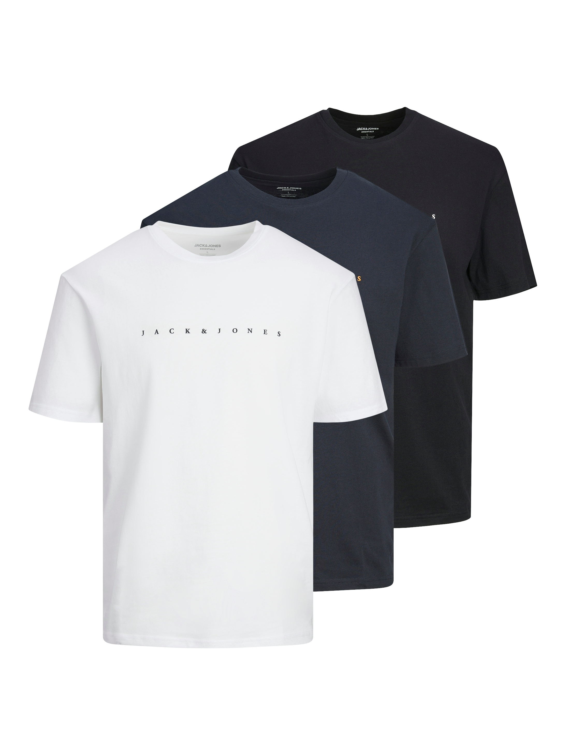 Image of Jack & Jones Junior T-Shirt "JJESTAR JJ TEE SS NOOS 3PK MP JNR" Packung, 3 Stk.