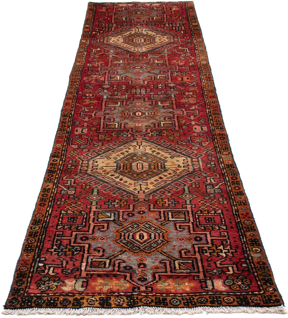 Image of morgenland Hochflor-Läufer »Qaraja Medaillon 323 x 82 cm«, rechteckig, 1 mm Höhe, Handgeknüpft bei Ackermann Versand Schweiz