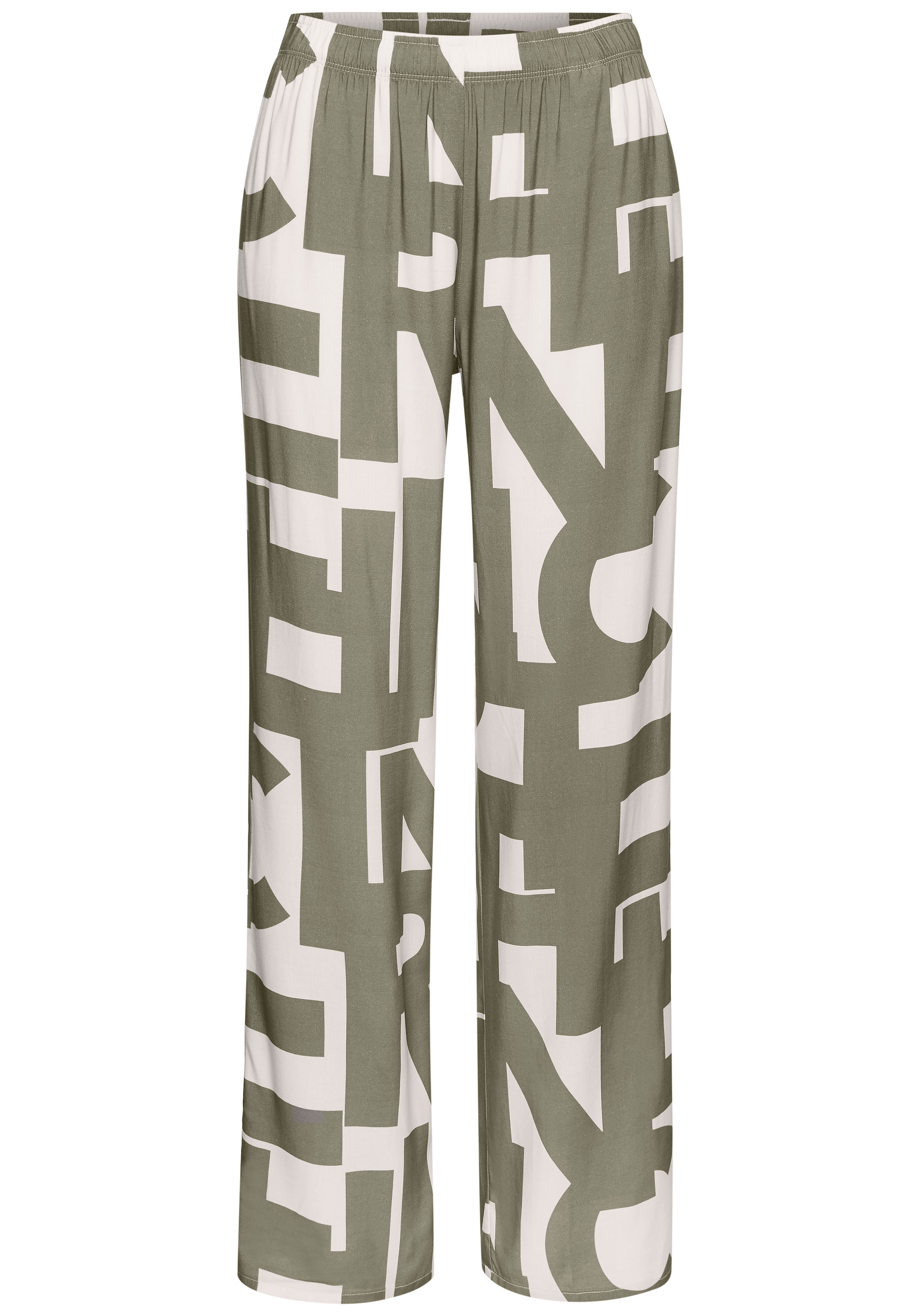 French Connection Pyjamahose, Gewebte Hemdenqualität aus Viskose