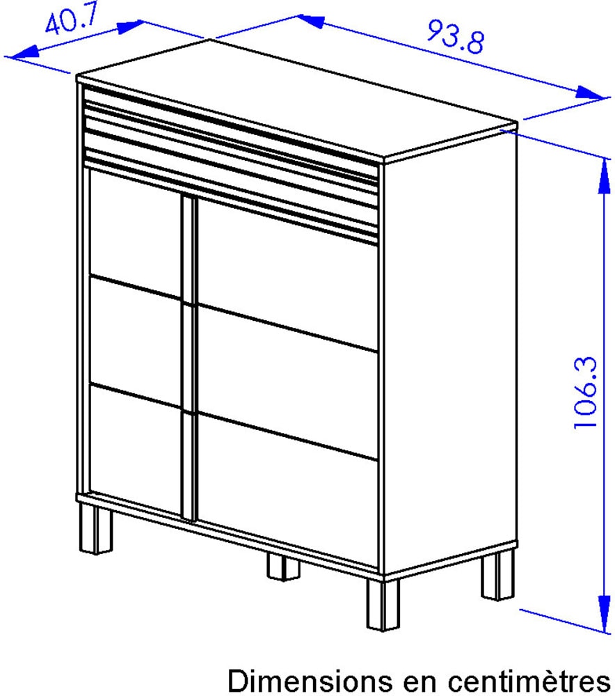 Gami Schlafzimmer-Set »ARIA« Set, 3 tlg. Ein sehr funktionaler Kleiderschrank
