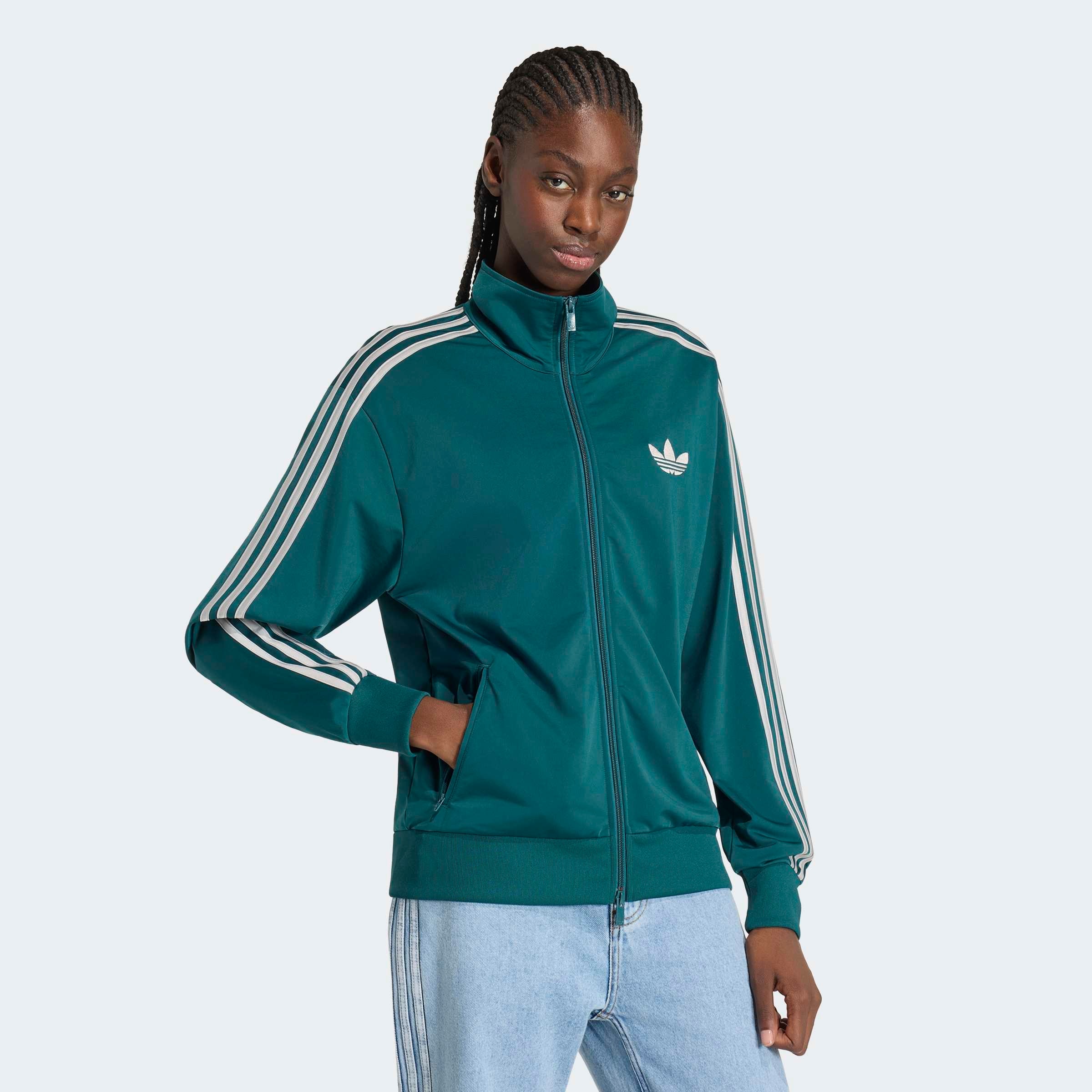 Image of adidas Originals Trainingsjacke "FIREBIRD TRACK LOOSE" mit FIREBIRD-Design, locker geschnitten