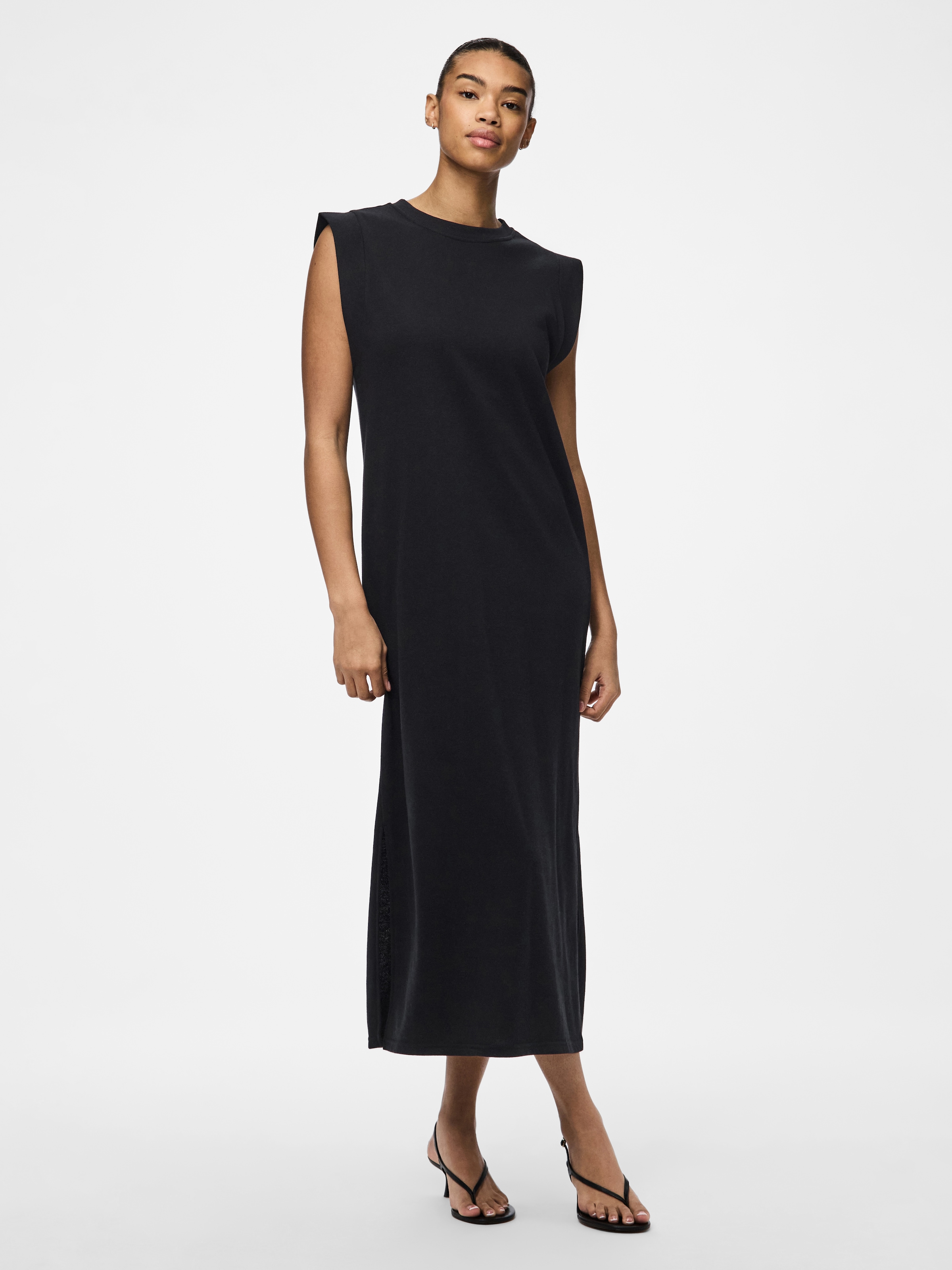 pieces Maxi robe »PCCHILLI SUMMER SL ANK DRESS UB NOOS BC« Sans poches avec fentes latérales