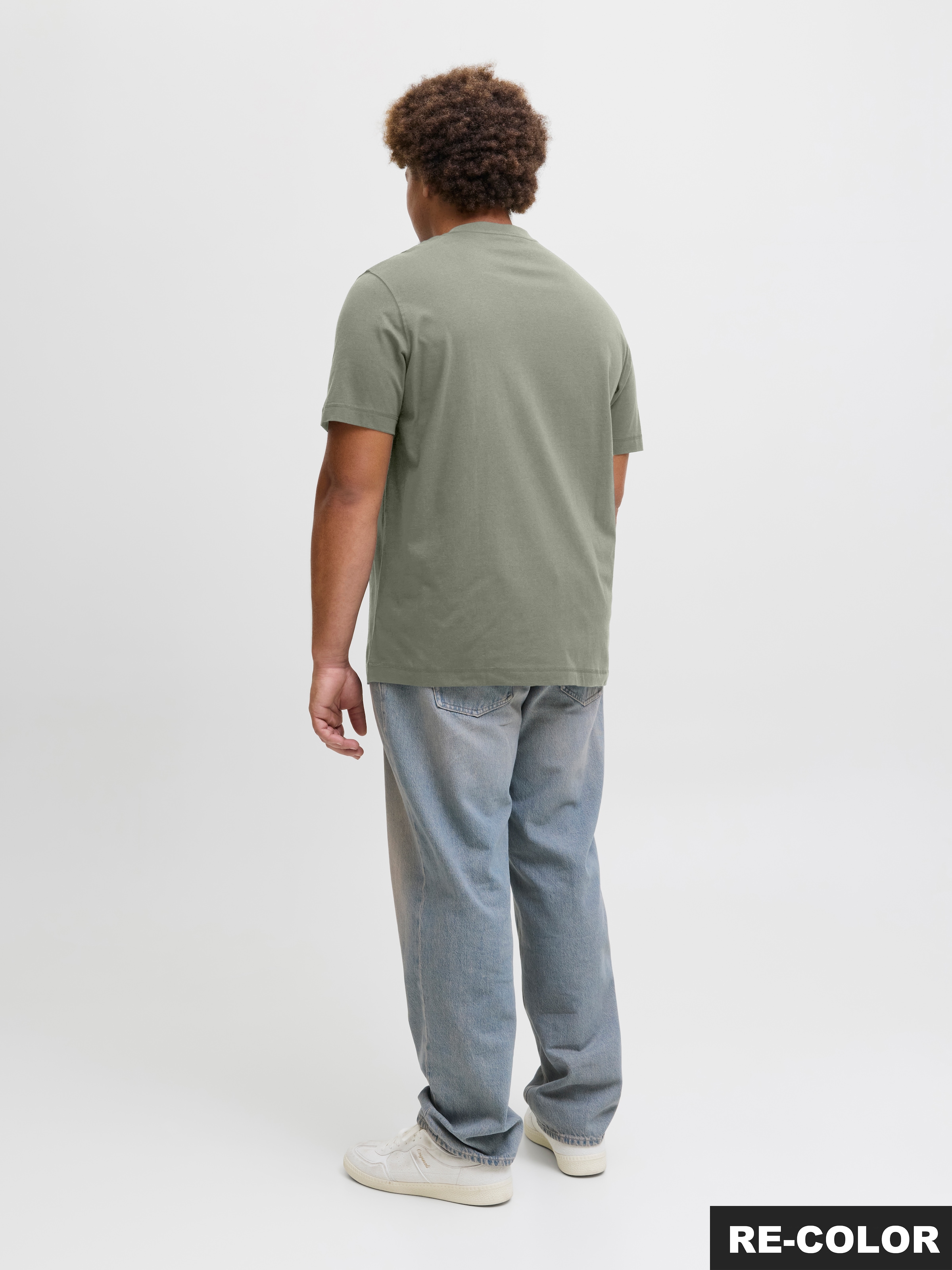 Jack & Jones PlusSize T-Shirt »JORNORREBRO EMB TEE SS CREW NECK PLS«