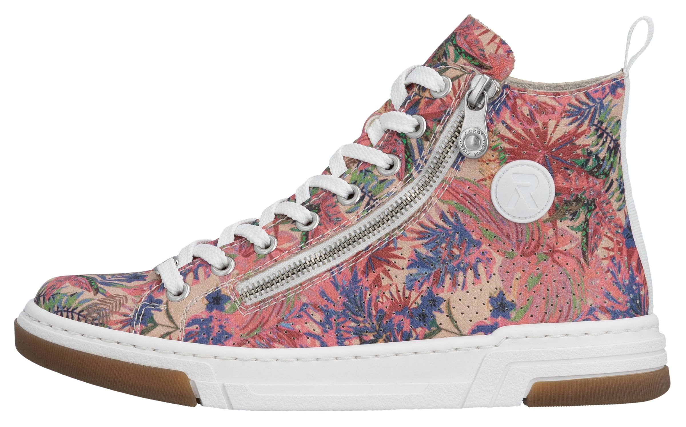 Rieker Sneakers  High Top-Sneaker, Freizeitschuh, Schnürschuh mit Plateausohle