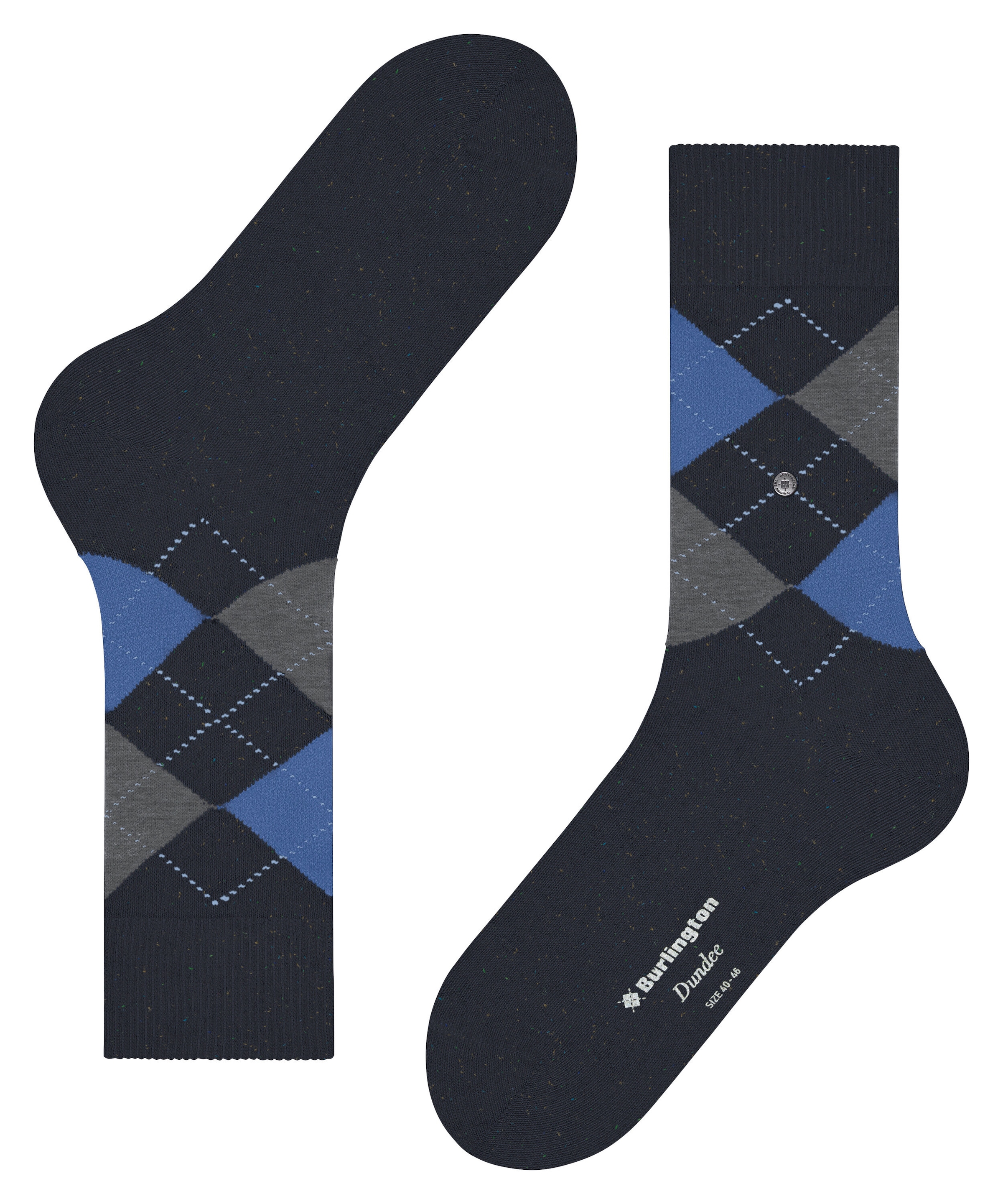 Burlington Chaussettes »Dundee« taille unique 40-46, motif argyle, clip Burlington