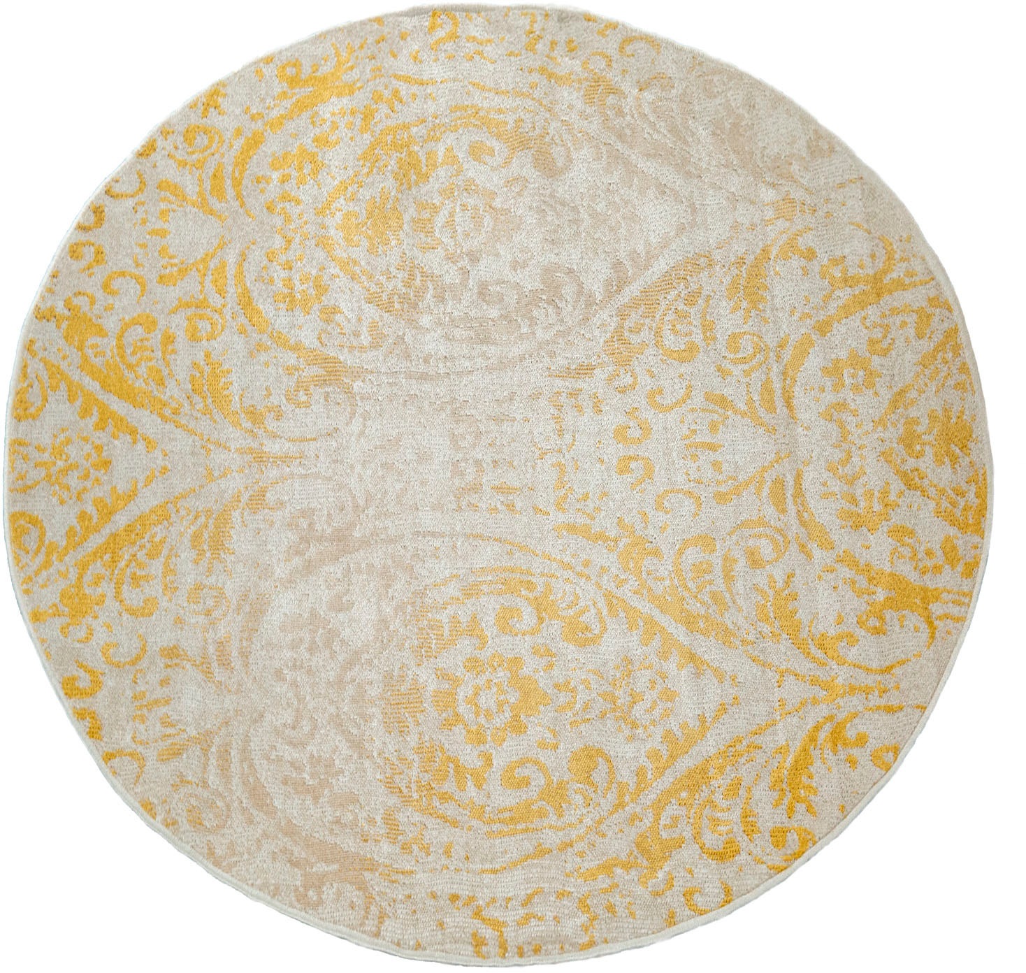 Image of Paco Home Teppich »Artigo 415«, rund, 4 mm Höhe, Kurzflor, Motiv Ornamente, Vintage Design, In- und Outdoor geeignet, ideal im Wohnzimmer & Schlafzimmer bei Ackermann Versand Schweiz