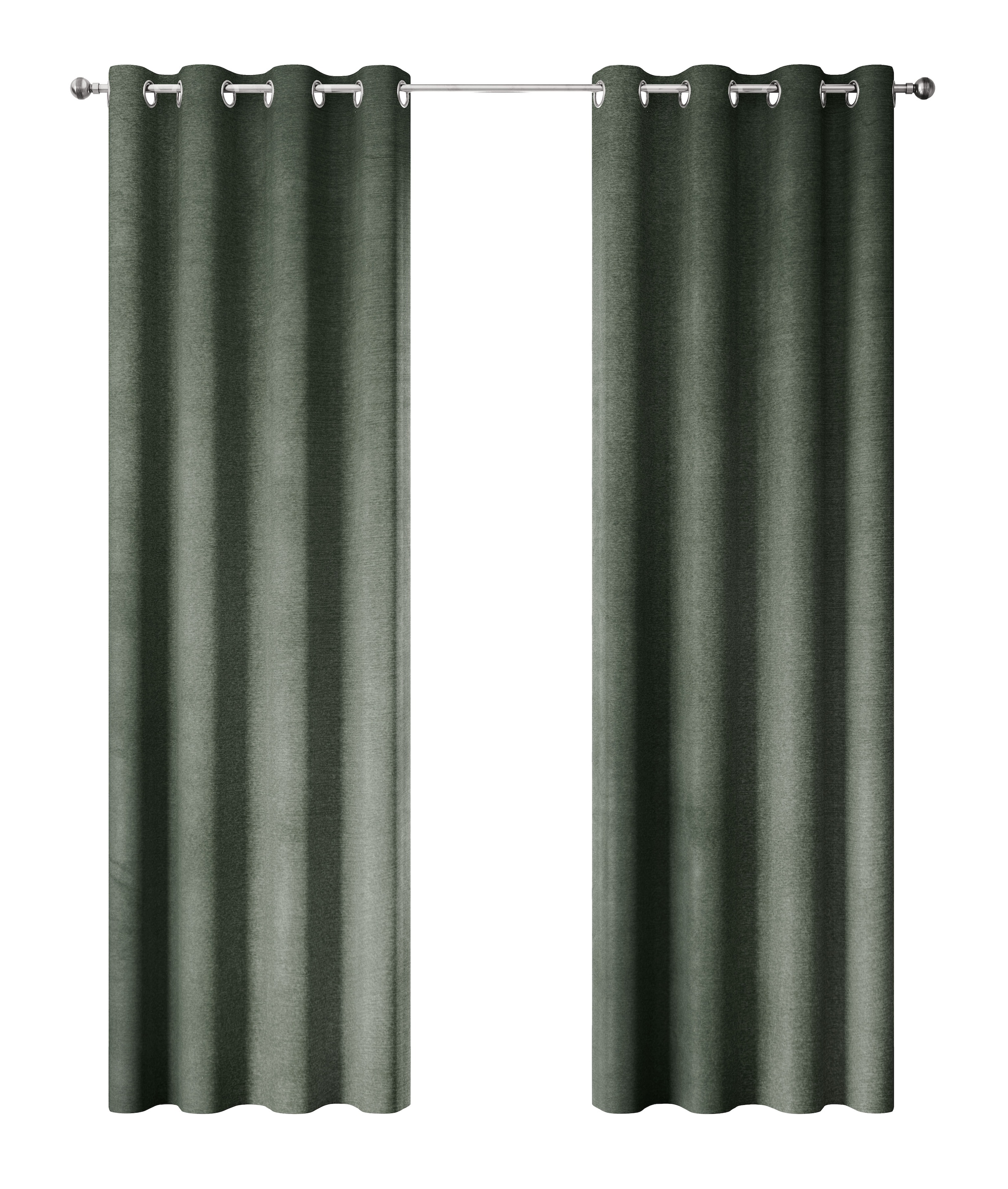 GOODproduct Rideau occultant »Fleuriss« Œillet 1 cuis tlg. Salon, chambre, bureau, moderne, poids de 280 g/m²