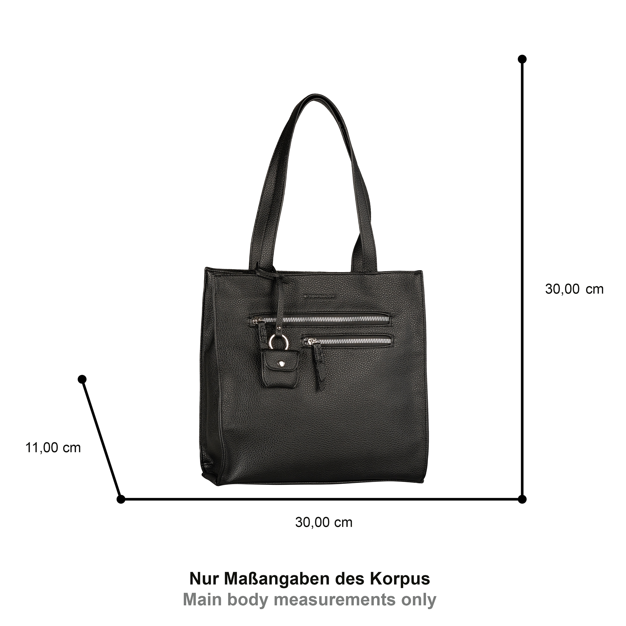 TOM TAILOR Shopper »Winona« aus weichem Lederimtiat mit praktischen Formaten