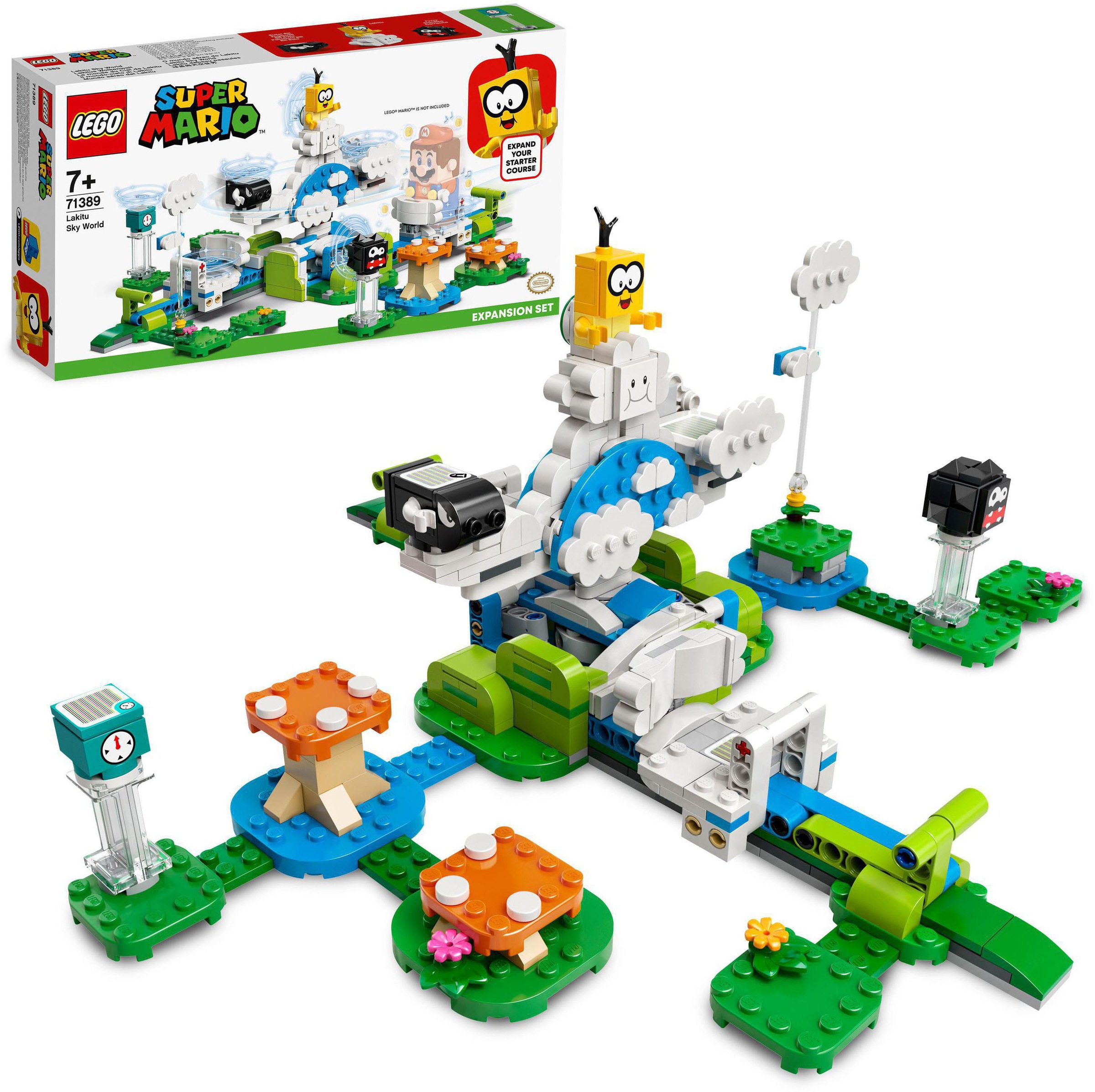 Image of LEGO® Konstruktionsspielsteine »Lakitus Wolkenwelt – Erweiterungsset (71389), LEGO® Super Mario«, (484 St.), Made in Europe bei Ackermann Versand Schweiz