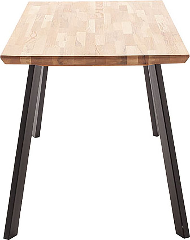MCA living Esstisch »Zeballos, TOPSELLER!«, (1 St., Holztisch), Tischplatte aus Zerreiche, Schweizer Kante, belastbar bis 100 Kg