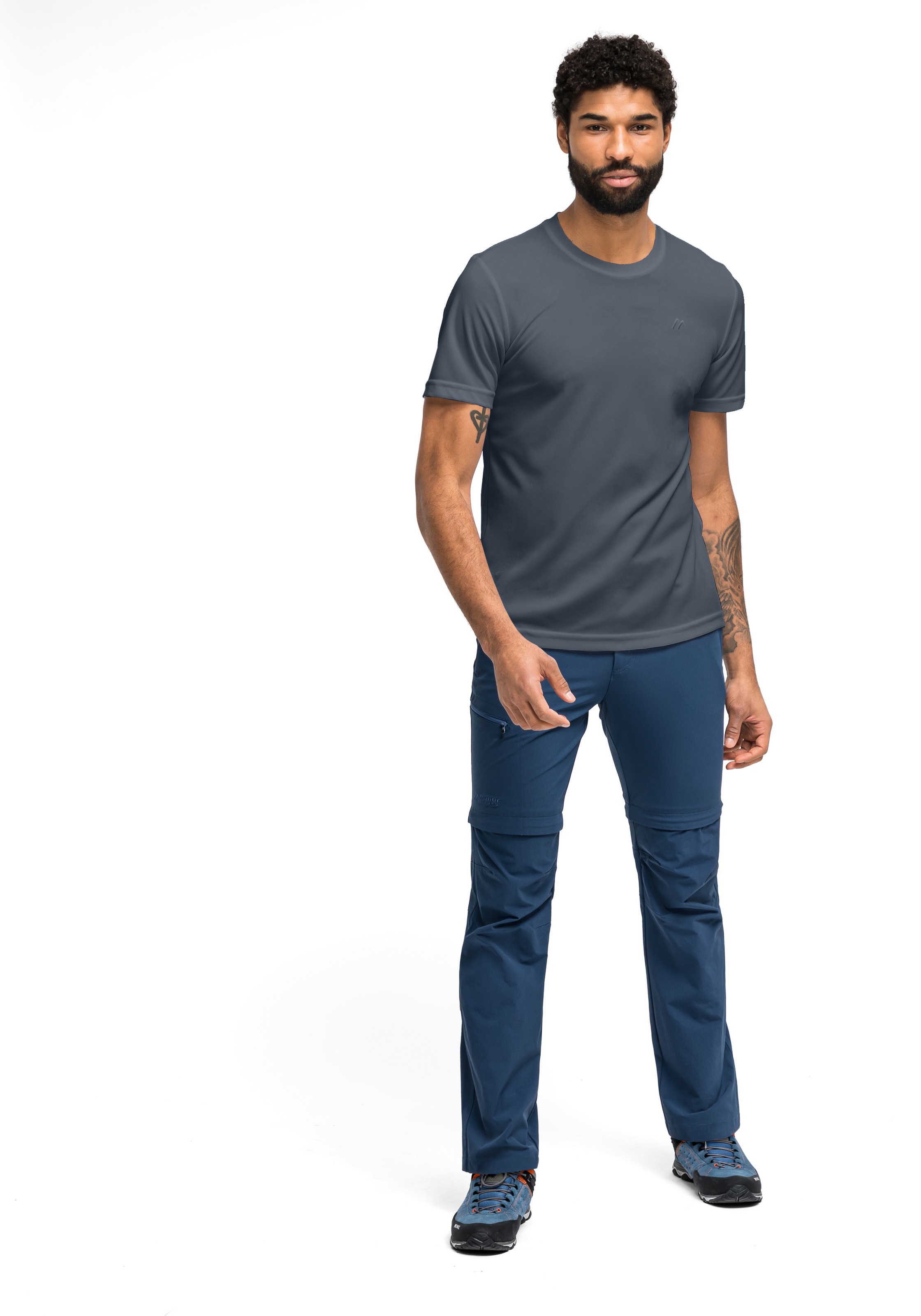 Maier Sports T-Shirt »Walter« Herren Kurzarmshirt, leichtes Sommer Funktionsshirt, Rundhals, Reg Fit