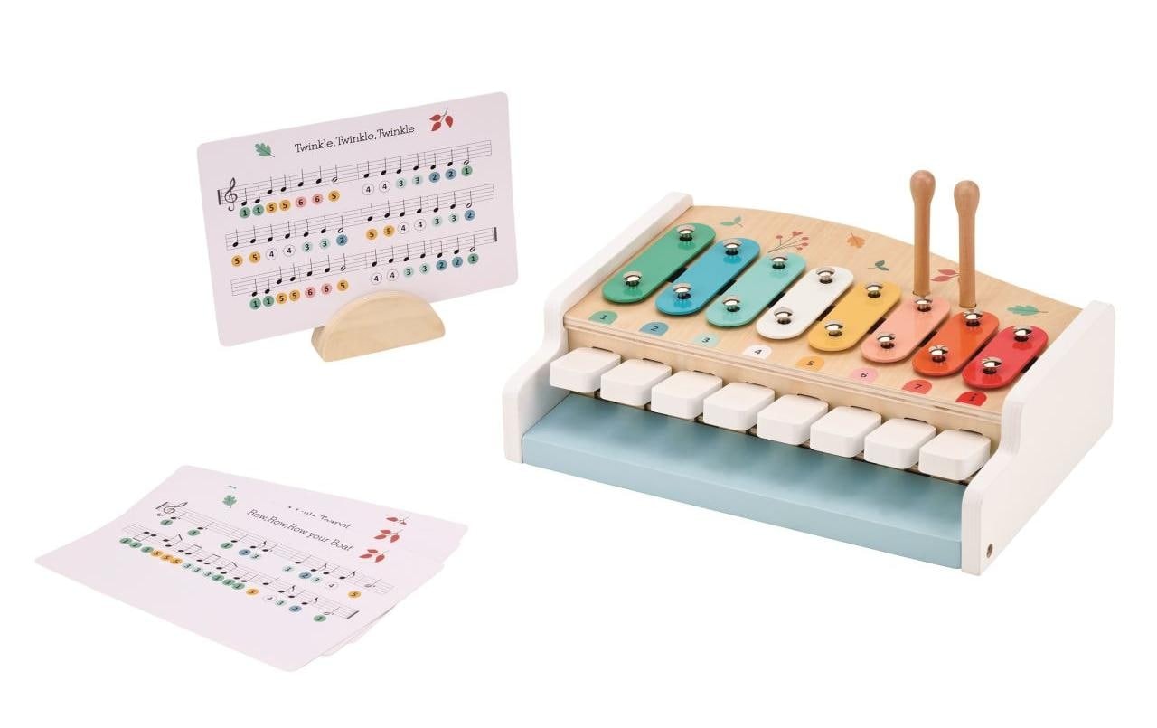 Spielba Spielzeug-Musikinstrument »Piano und Xylophon 2 in 1«