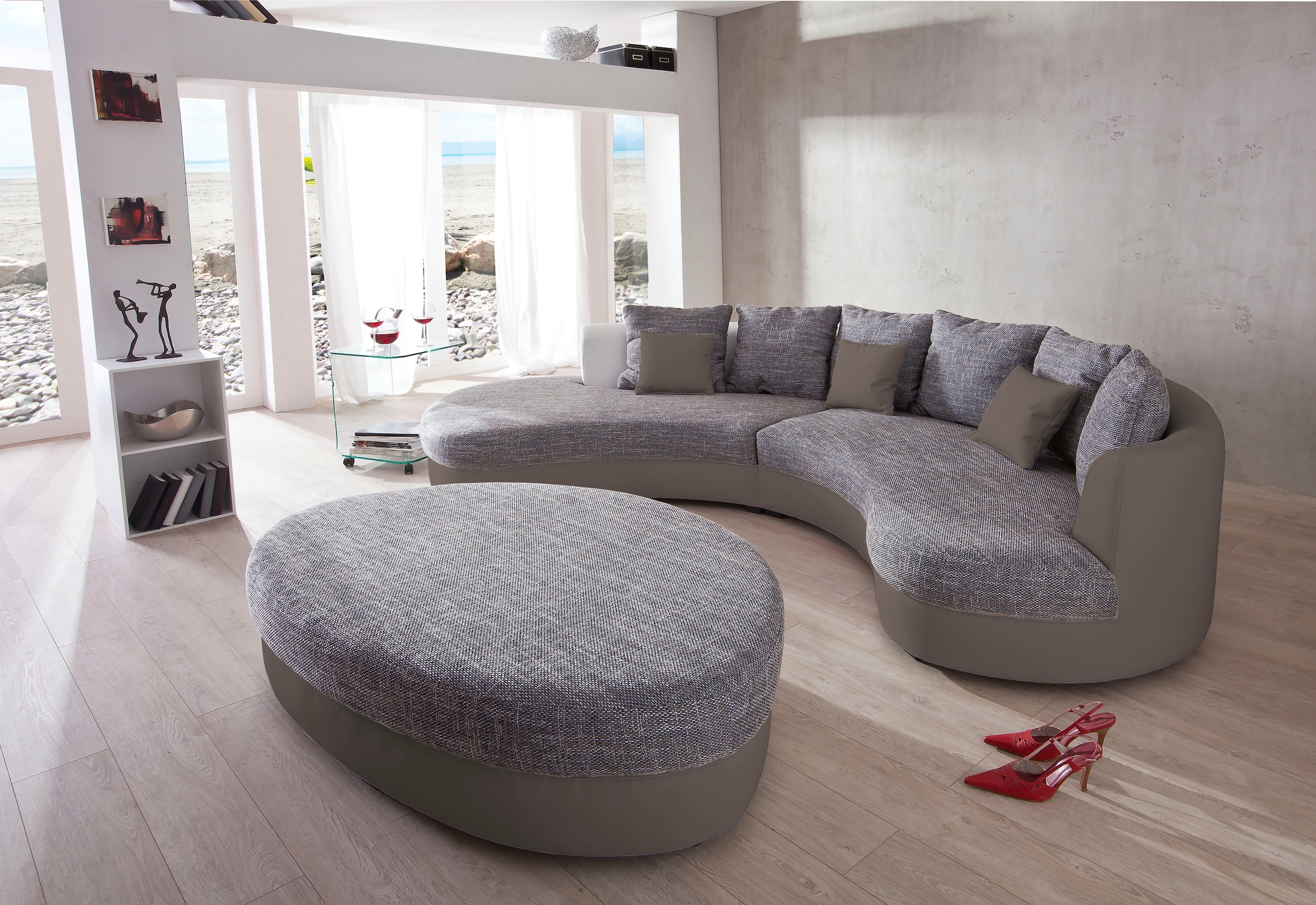 INOSIGN Ecksofa »Limoncello L-Form«, ergonomische Form