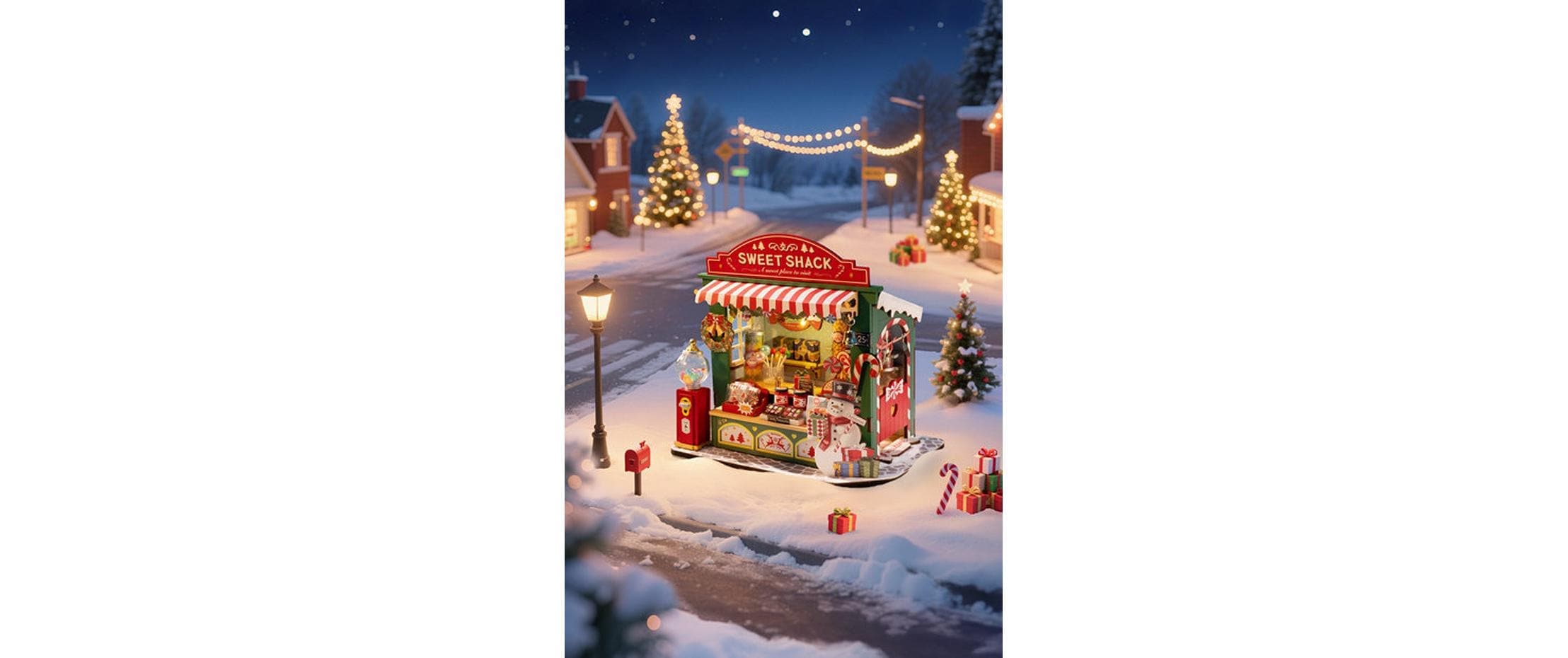   Modellbausatz »Rolife Christmas Candy Stand DIY Holzmodellbau«