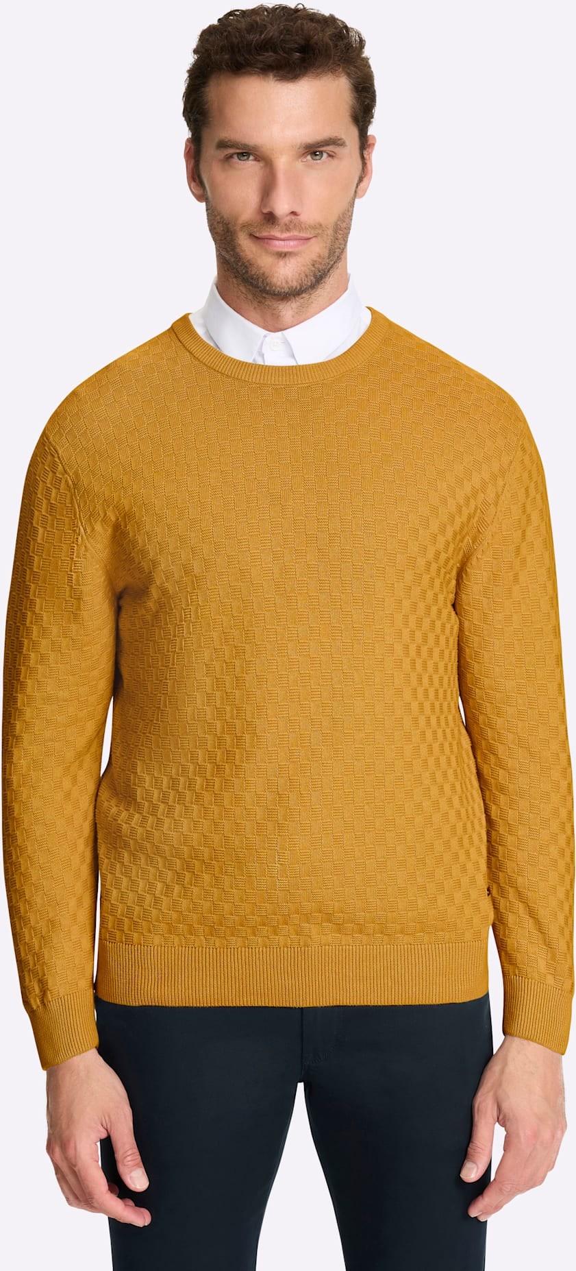 Image of Marco Donati Rundhalspullover "Pullover"