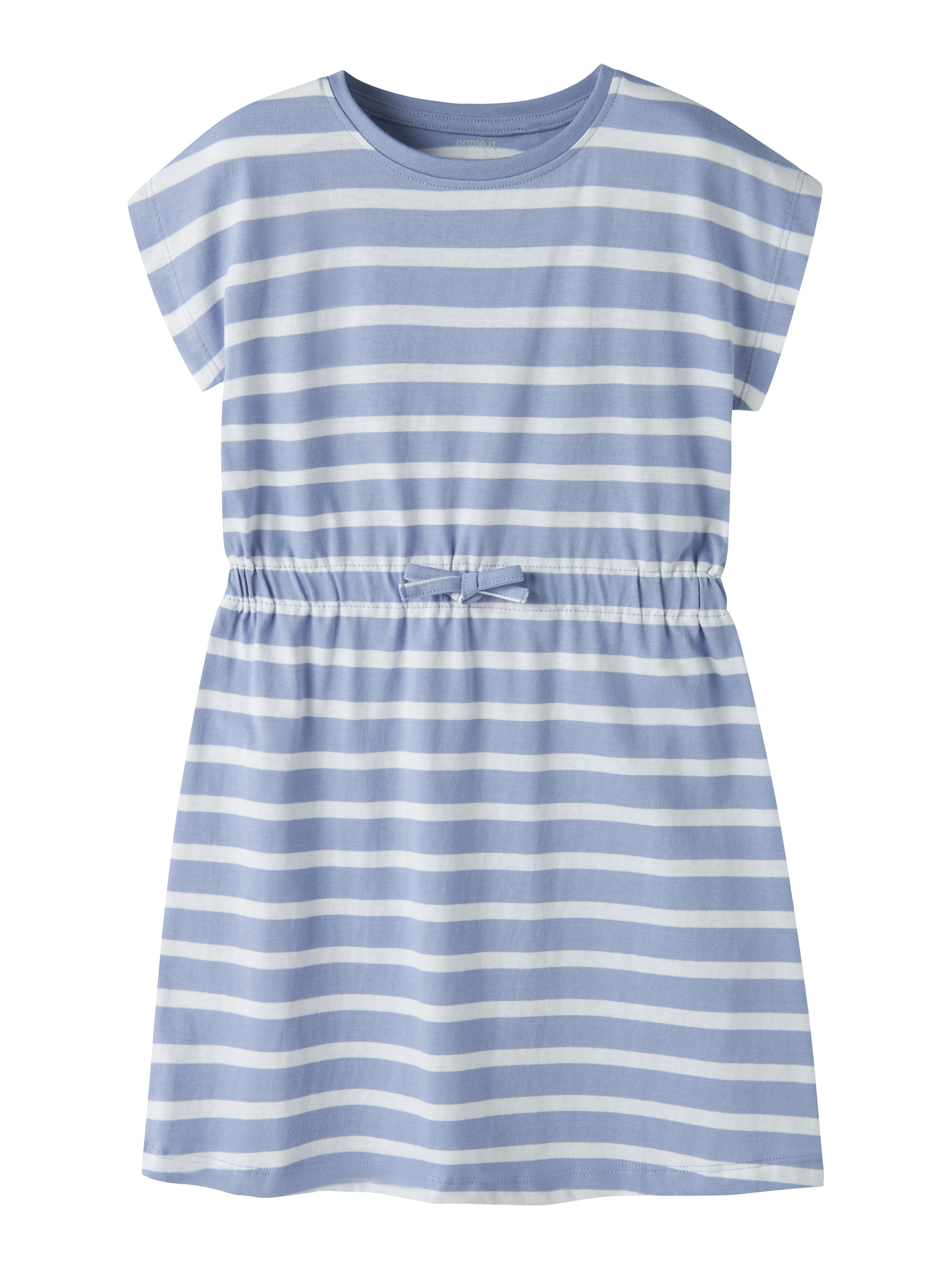 Image of Name It Minikleid "NKFMIE SS DRESS NOOS" Baumwolle, Jersey, elastische Taille, regular fit