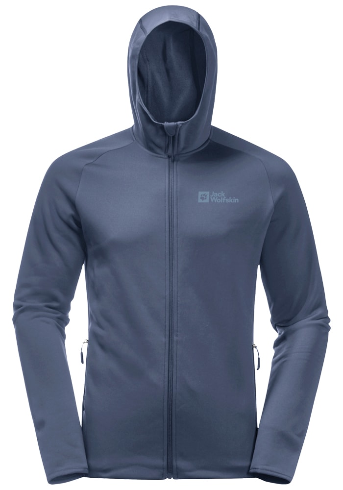 Jack Wolfskin Fleecejacke »BAISELBERG HOODED FZ M«, mit Kapuze