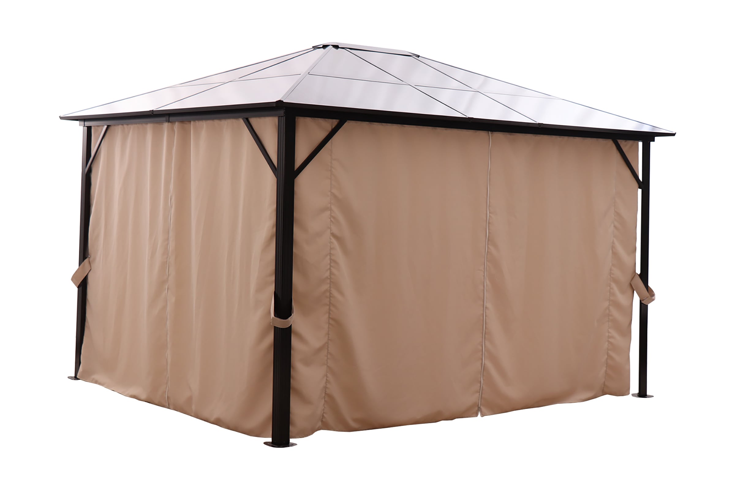 KONIFERA Pavillon »Aruba« BxT: 3x4m, robustes Aluminiumgestell mit PC-Dach