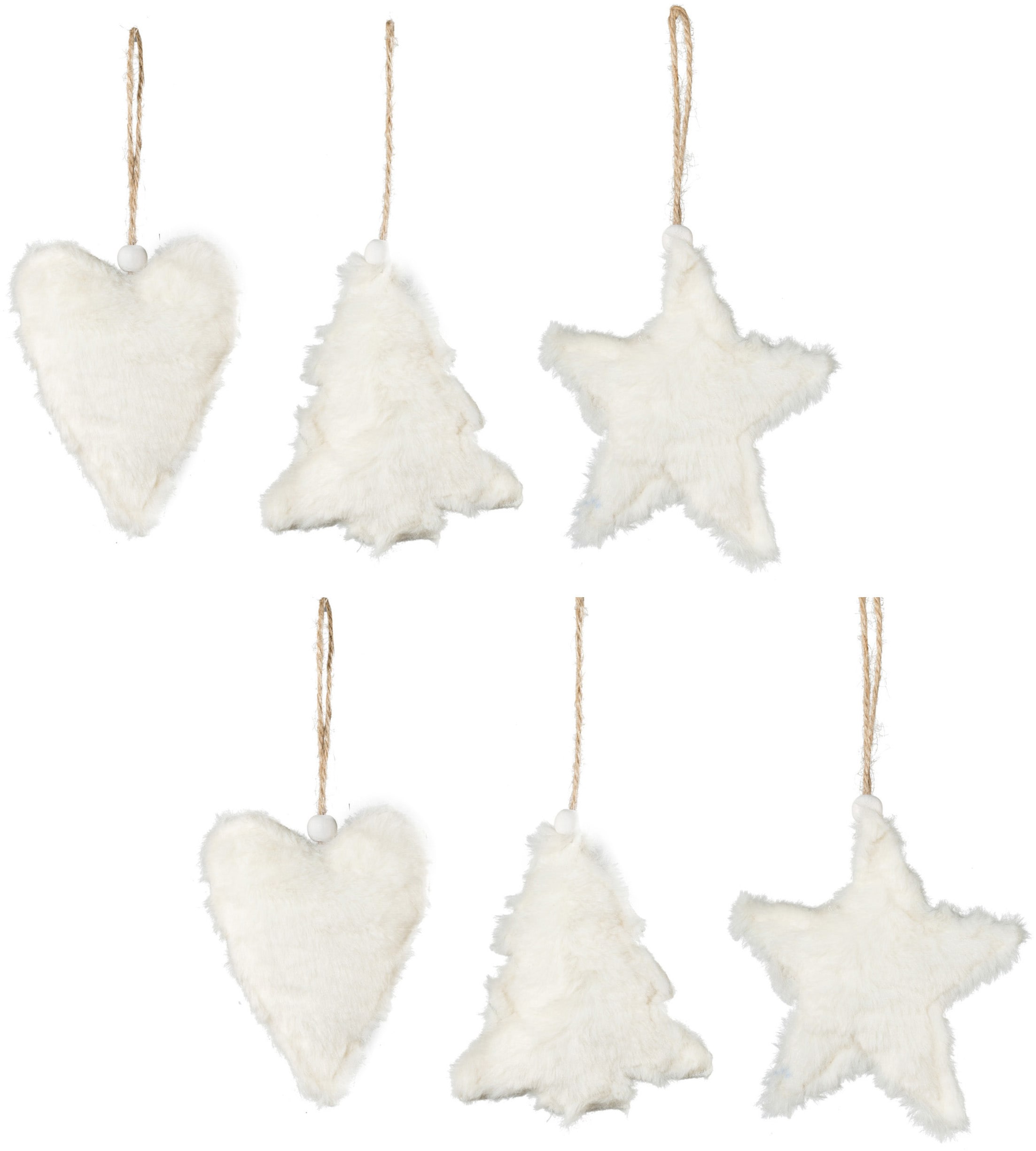 Image of Creativ deco Dekohänger, (6 St.), mit Holzperlen-Applikation bei Ackermann Versand Schweiz