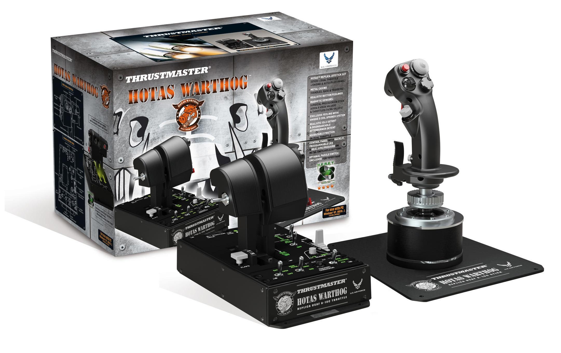 Thrustmaster Joystick »Hotas Warthog Flight Stick + Dual Throttle«