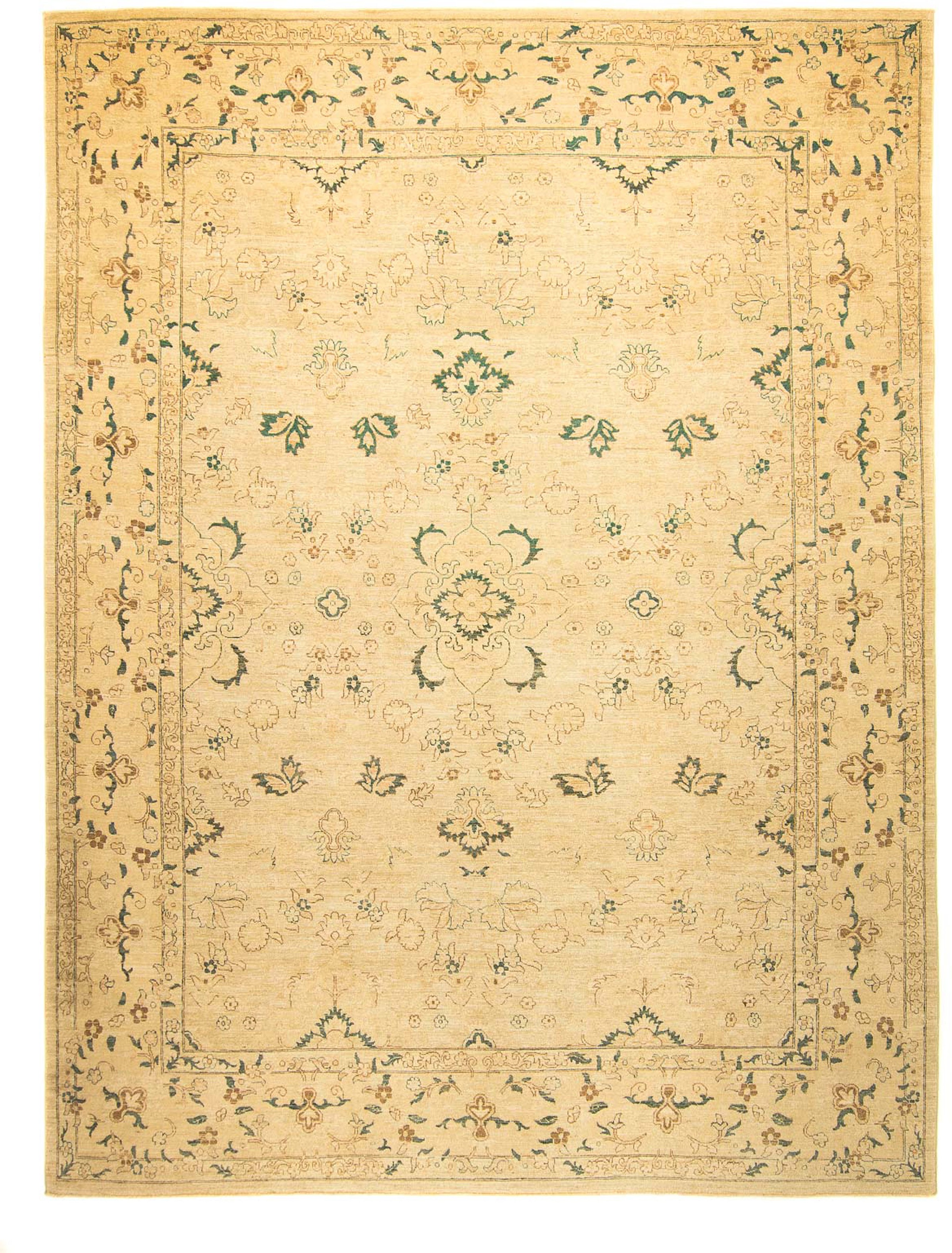 Image of morgenland Orientteppich »Perser - Täbriz - 353 x 272 cm - beige«, rechteckig, 10 mm Höhe, Wohnzimmer, Handgeknüpft, Einzelstück mit Zertifikat bei Ackermann Versand Schweiz