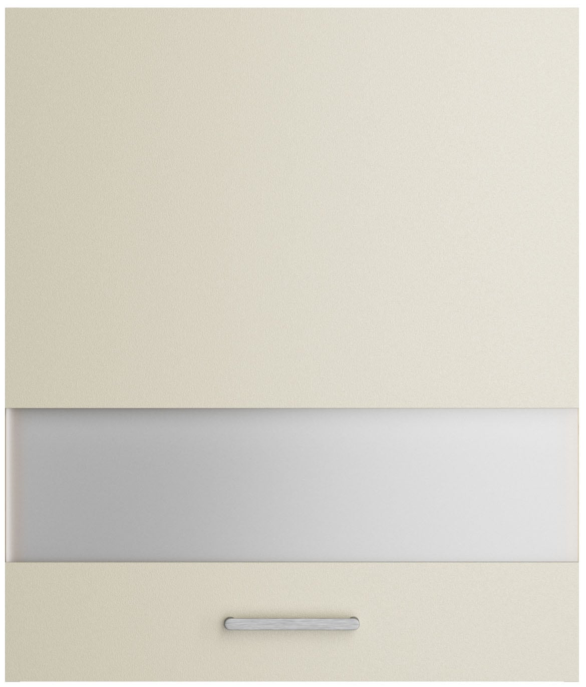 KOCHSTATION Armoire suspendue »KS-Lucy« Breite 60 cm, mit 1 Segmentglastür, 2 Einlegeböden, Soft-Close