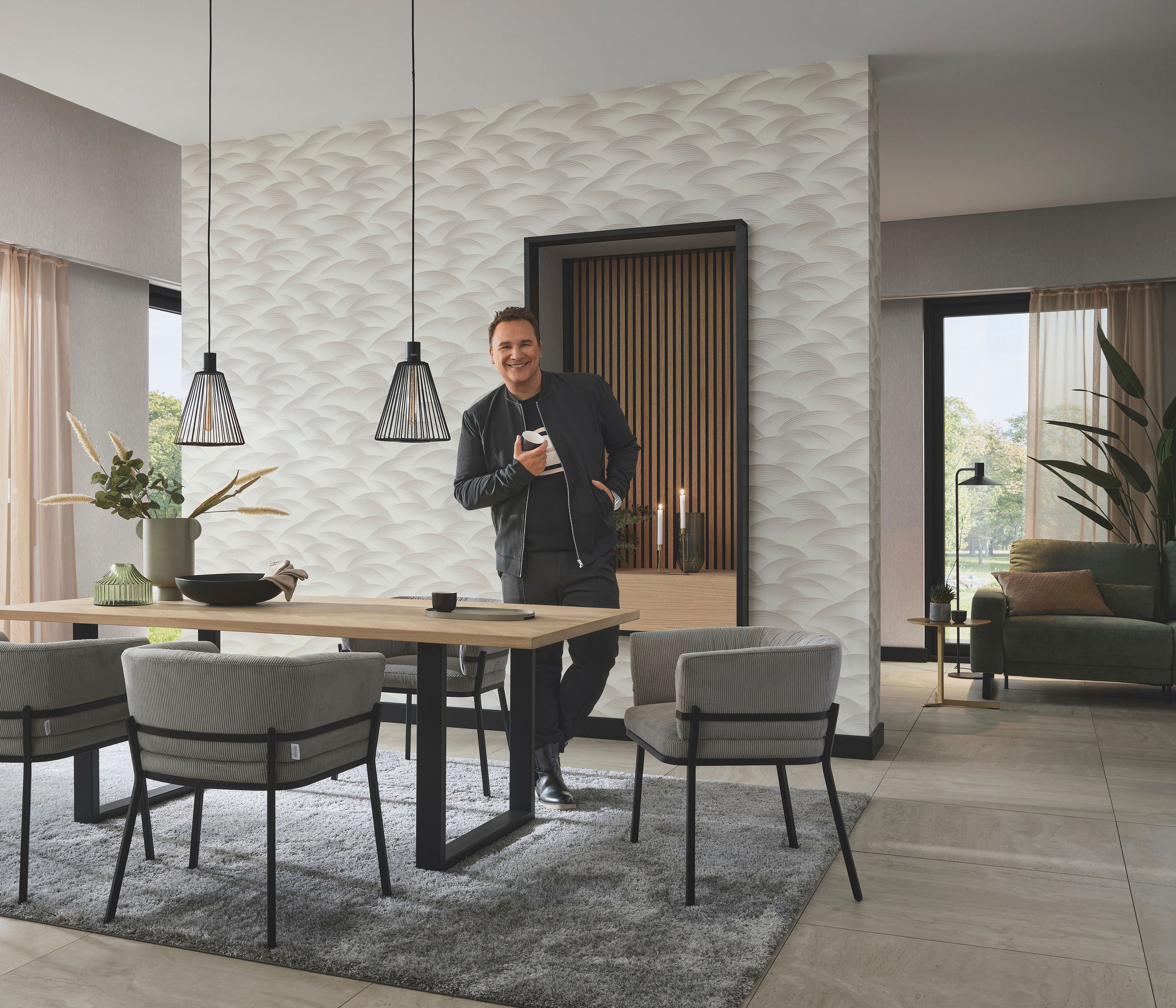 Fashion for walls Vliestapete »Sparkling Sea«, glänzend, Phthalate frei