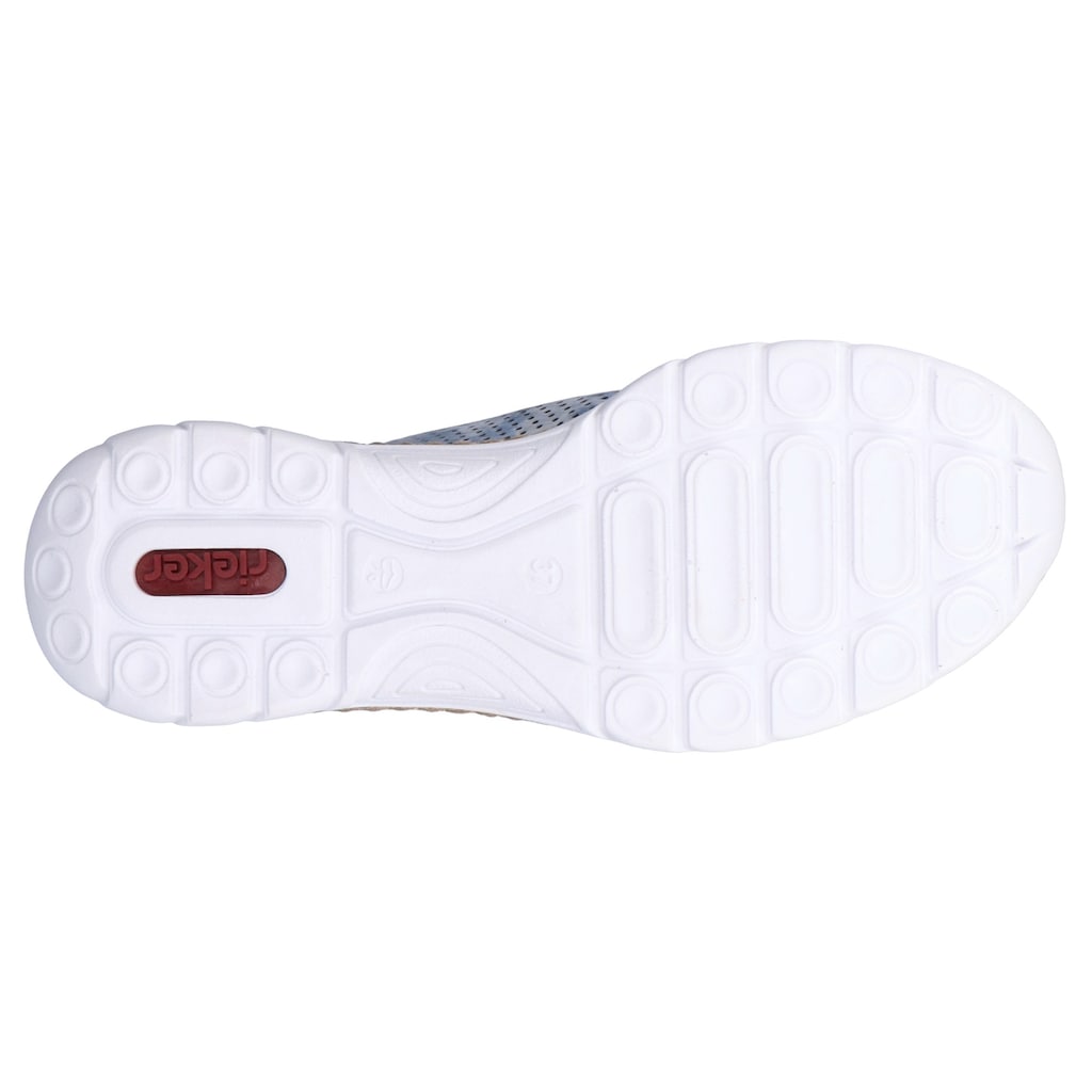 Rieker Slip-On Sneaker, Slipper, Schlupfschuh mit MemoSoft-Ausstattung