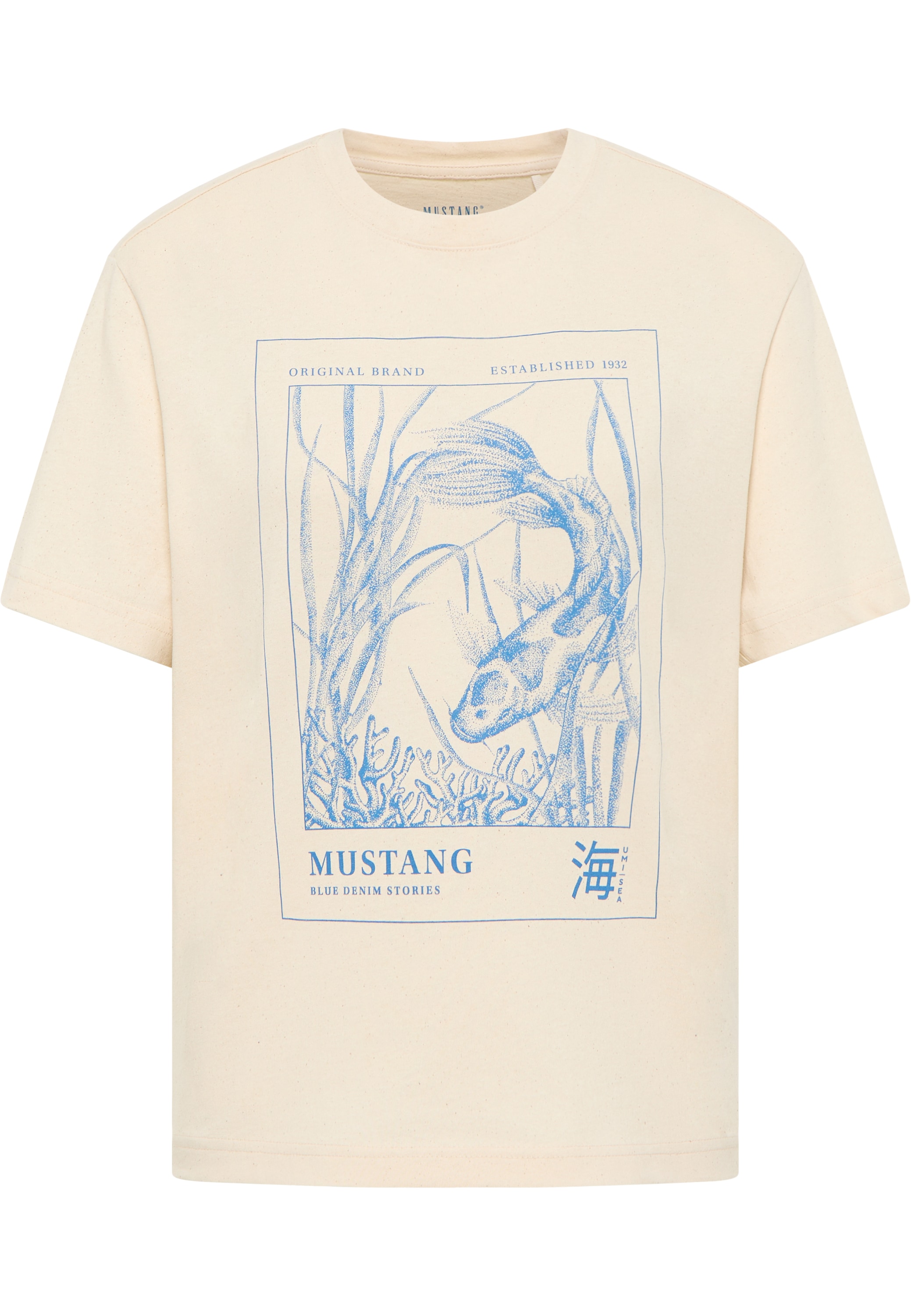 ♕ MUSTANG Kurzarmshirt »T-Shirt« versandkostenfrei kaufen