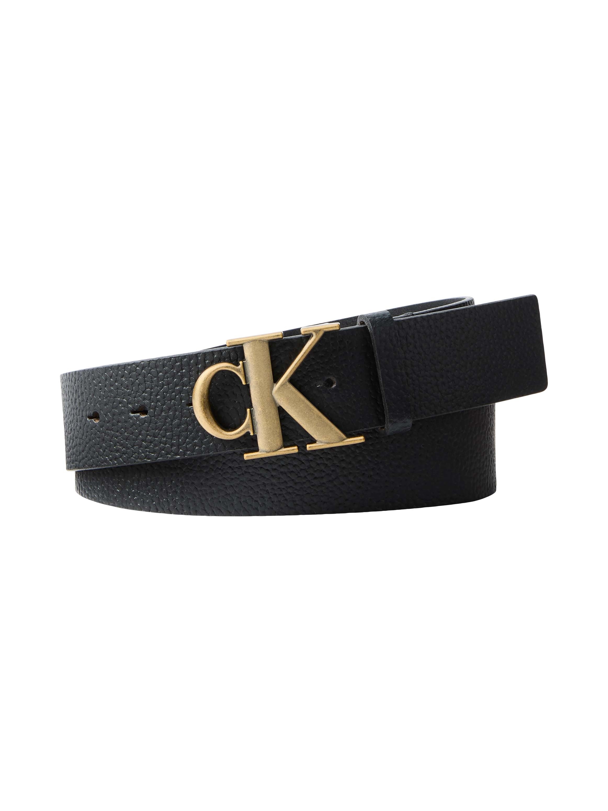Image of Calvin Klein Ledergürtel "CK BUCKLE PEBBLE 40MM" Regular fit und grössenverstellbar