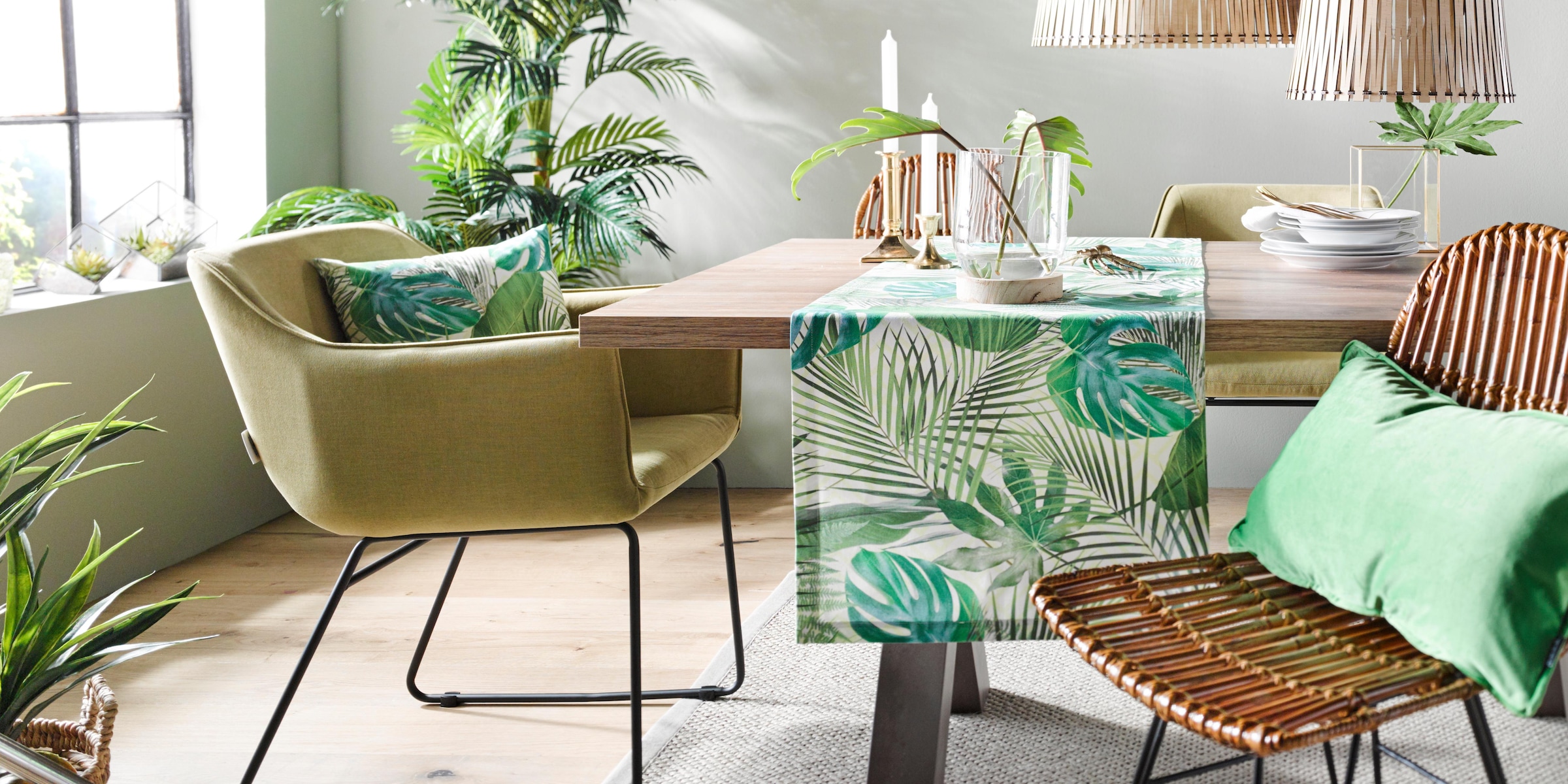 APELT Tischläufer »9586 SUMMER GARDEN, Sommerdeko, Sommer«