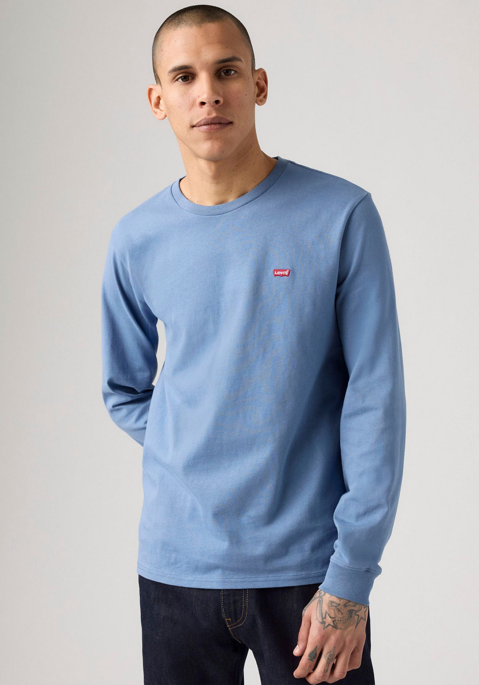 Levi's® Langarmshirt, mit Logo-Applikation