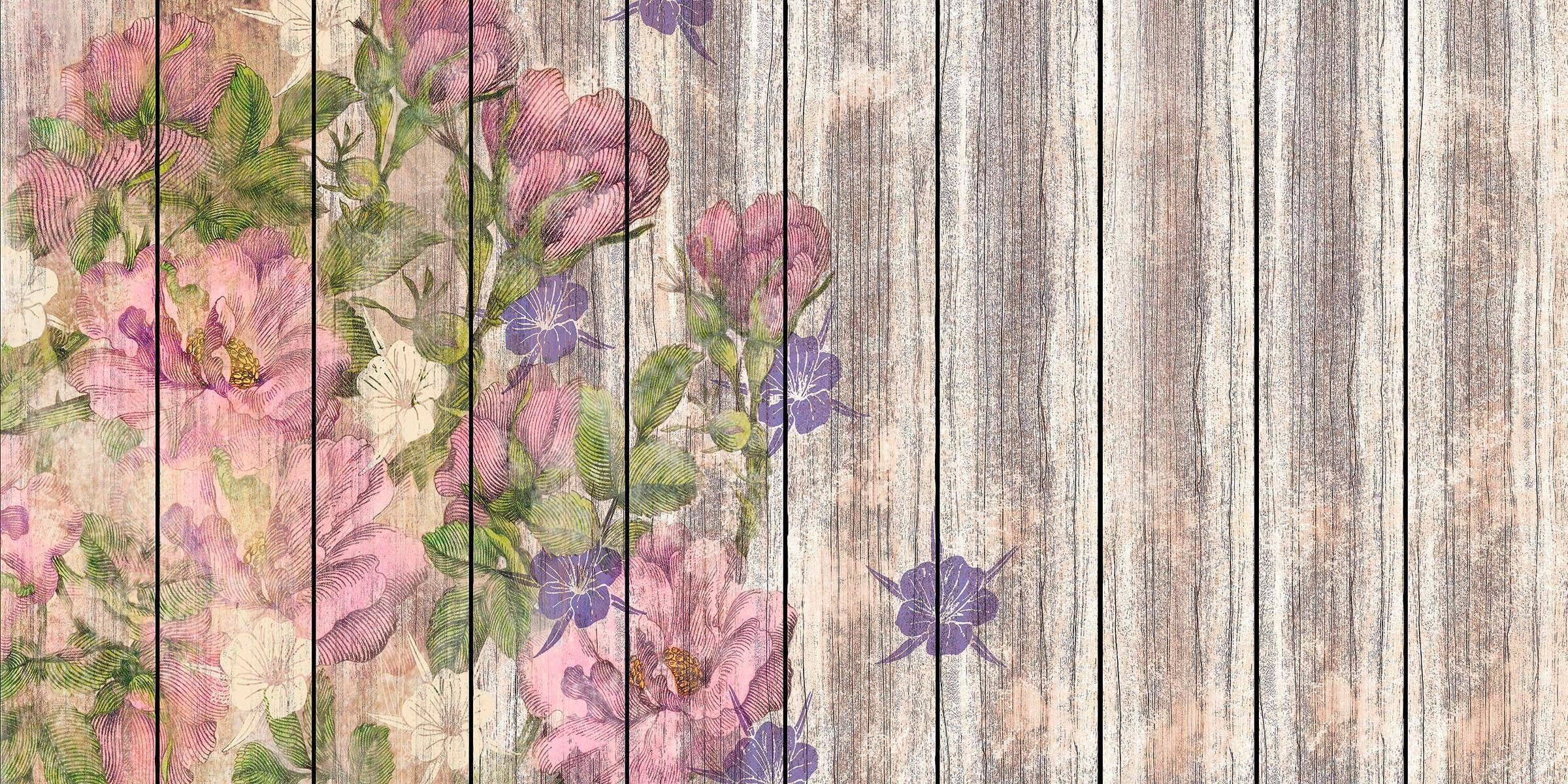 Image of Komar Vliestapete "Vintage Rose" (Breite x Höhe), Vliestapete, 100 cm Bahnbreite