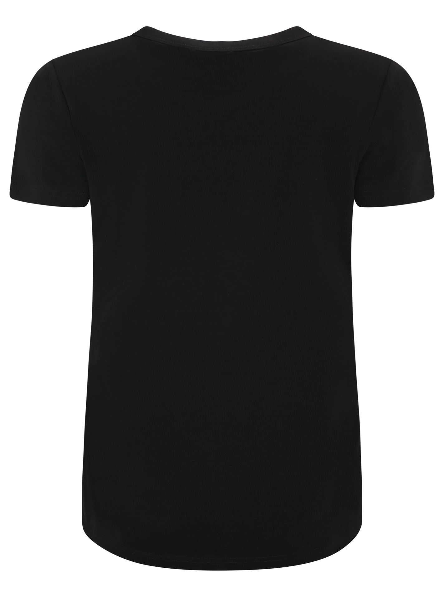 Zwillingsherz T-shirt »"Leo Herzen"« cœurs léopard, inscription brodée, col rond, manches courtes